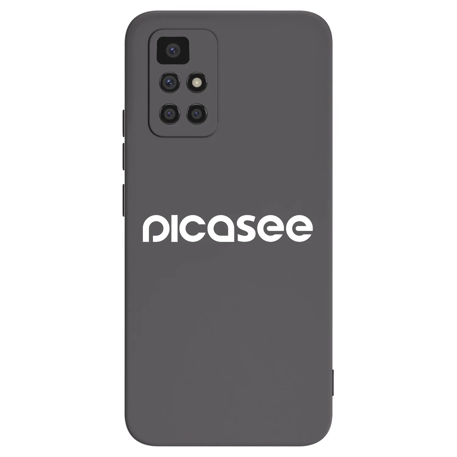Picasee silikonový černý obal pro Xiaomi Redmi 10 - Picasee - new logo - white