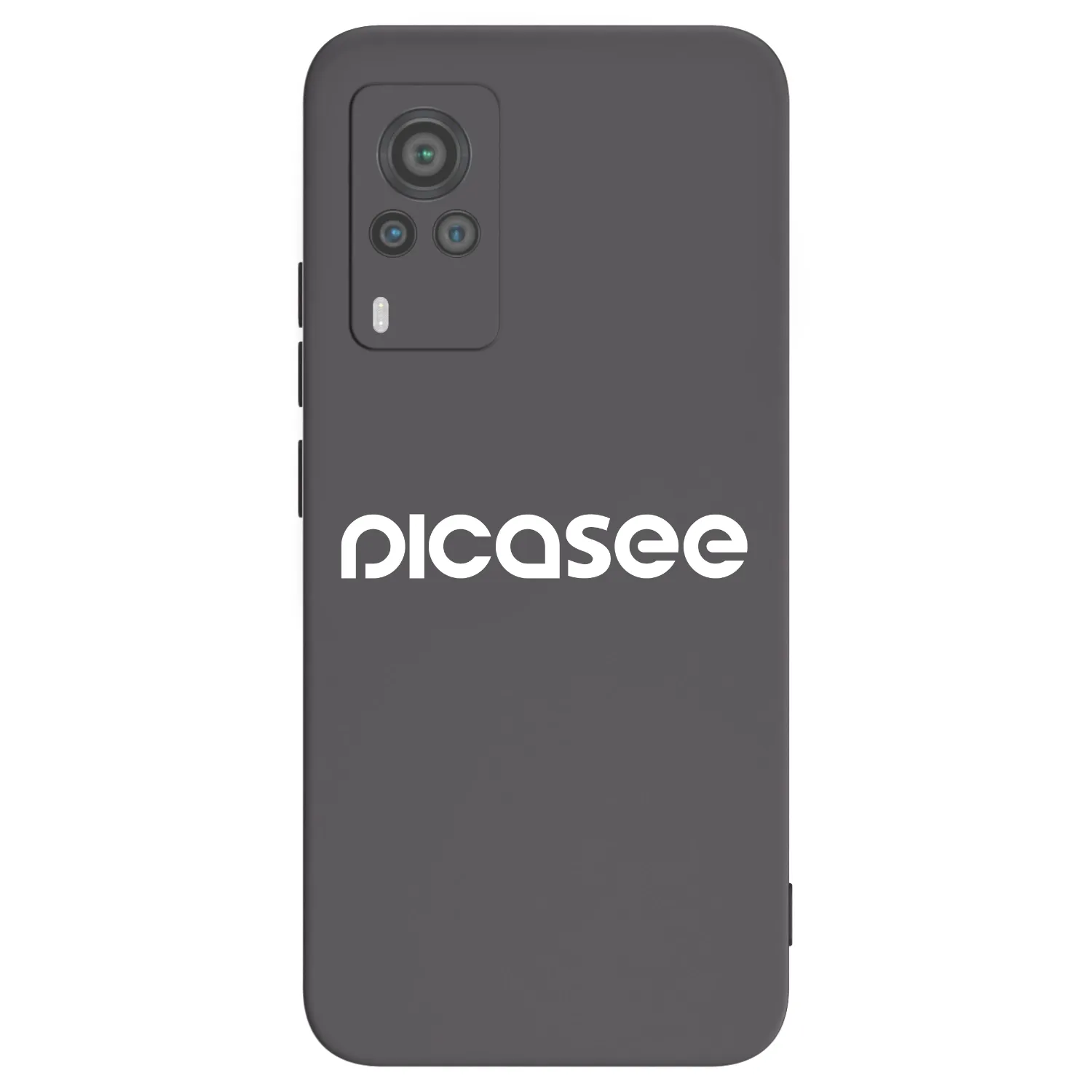 Picasee silikonový černý obal pro Vivo X60 Pro 5G - Picasee - new logo - white