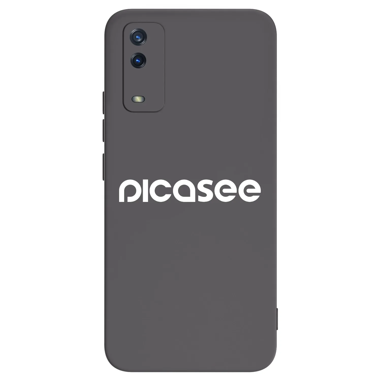 Picasee silikonový černý obal pro Vivo Y11s - Picasee - new logo - white