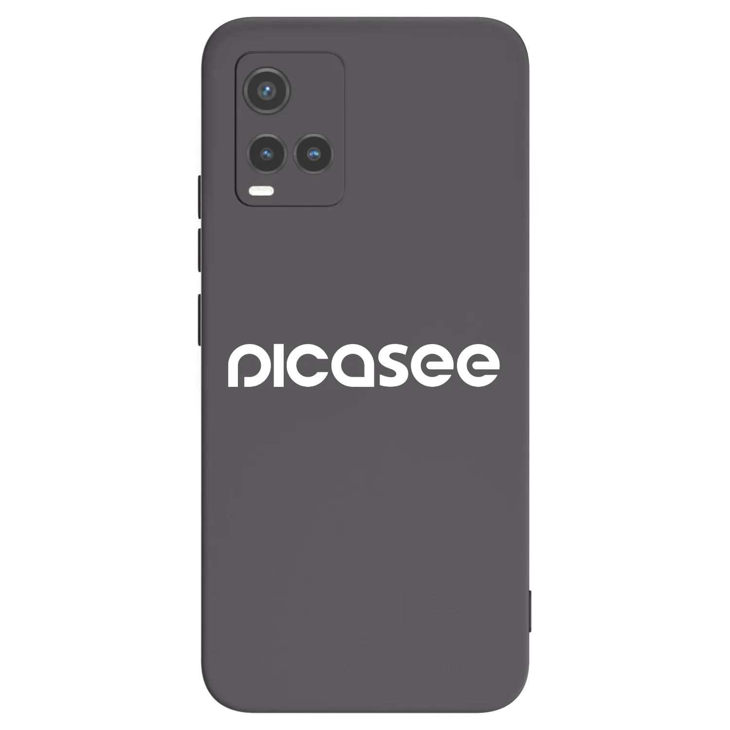 Picasee silikonový černý obal pro Vivo Y33s - Picasee - new logo - white