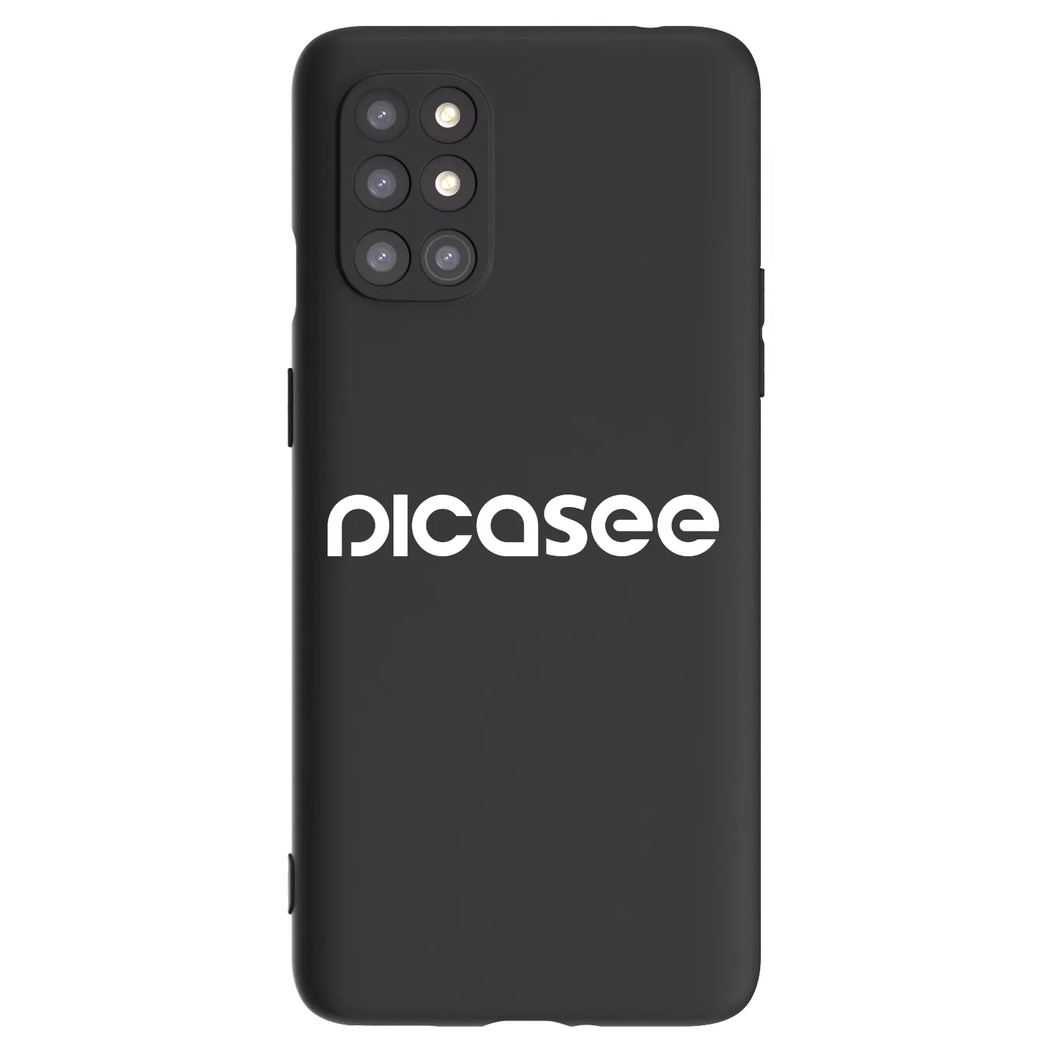 Picasee silikonový černý obal pro OnePlus 8T - Picasee - new logo - white