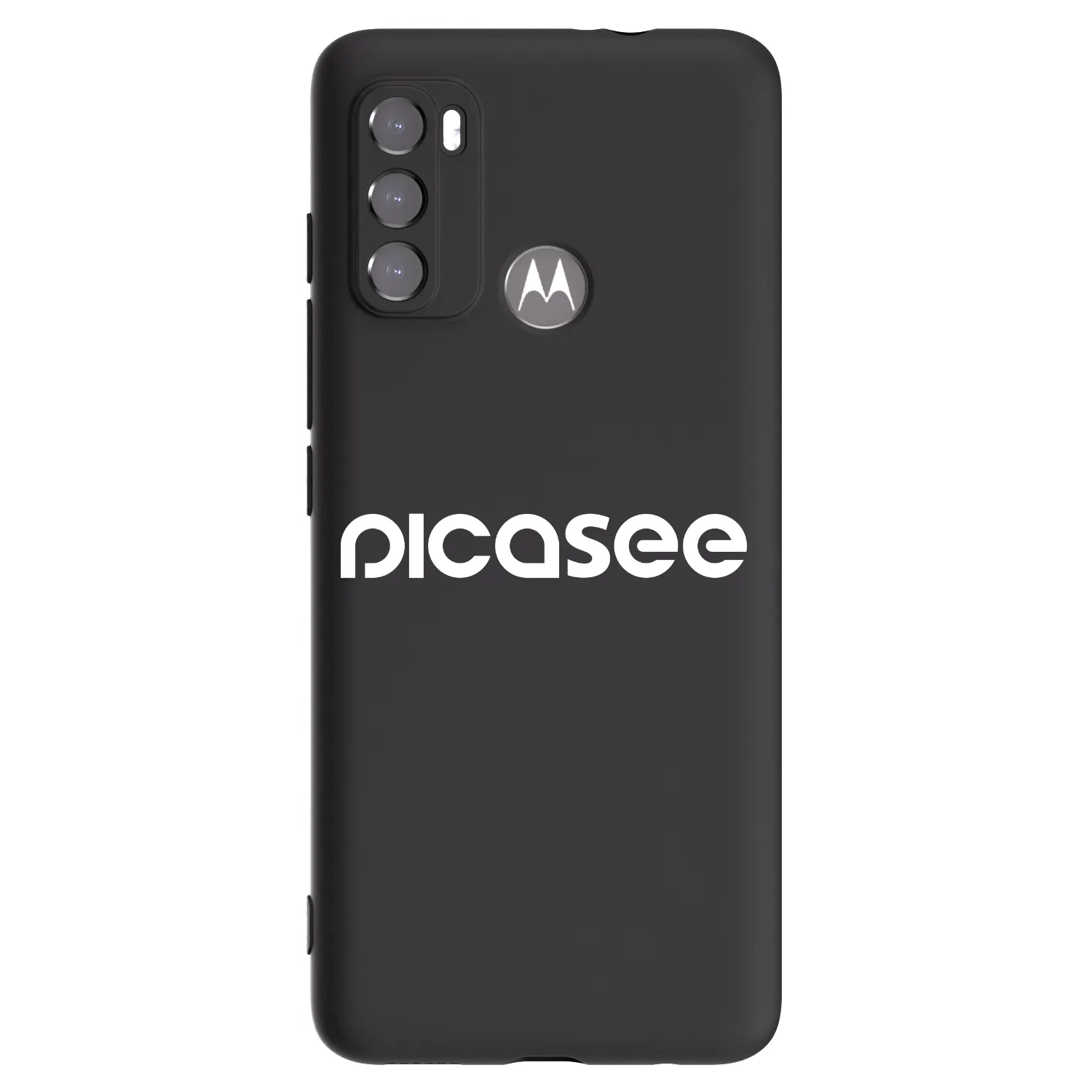 Picasee silikonový černý obal pro Motorola Moto G60 - Picasee - new logo - white