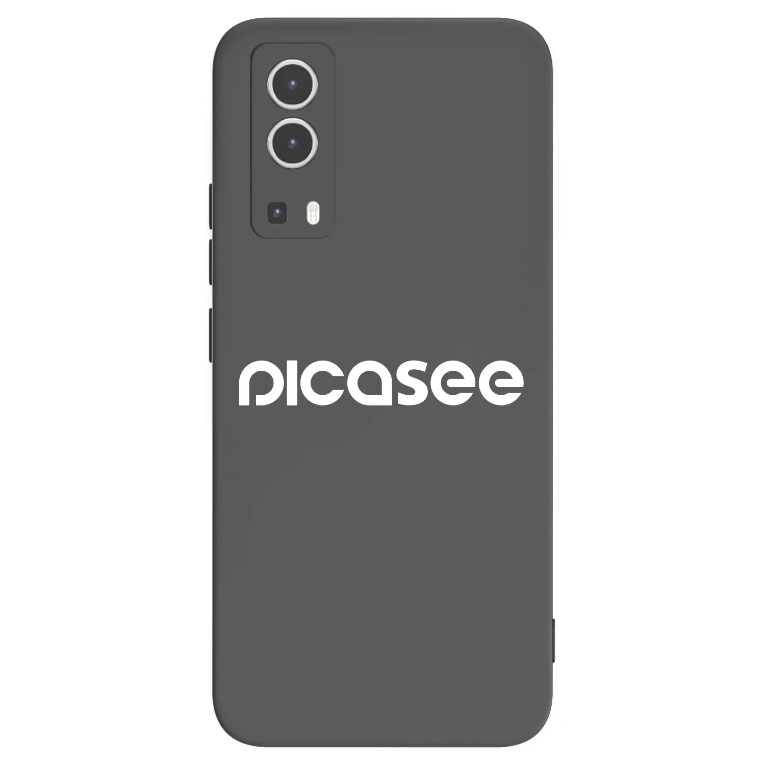 Picasee silikonový černý obal pro Vivo Y72 5G - Picasee - new logo - white