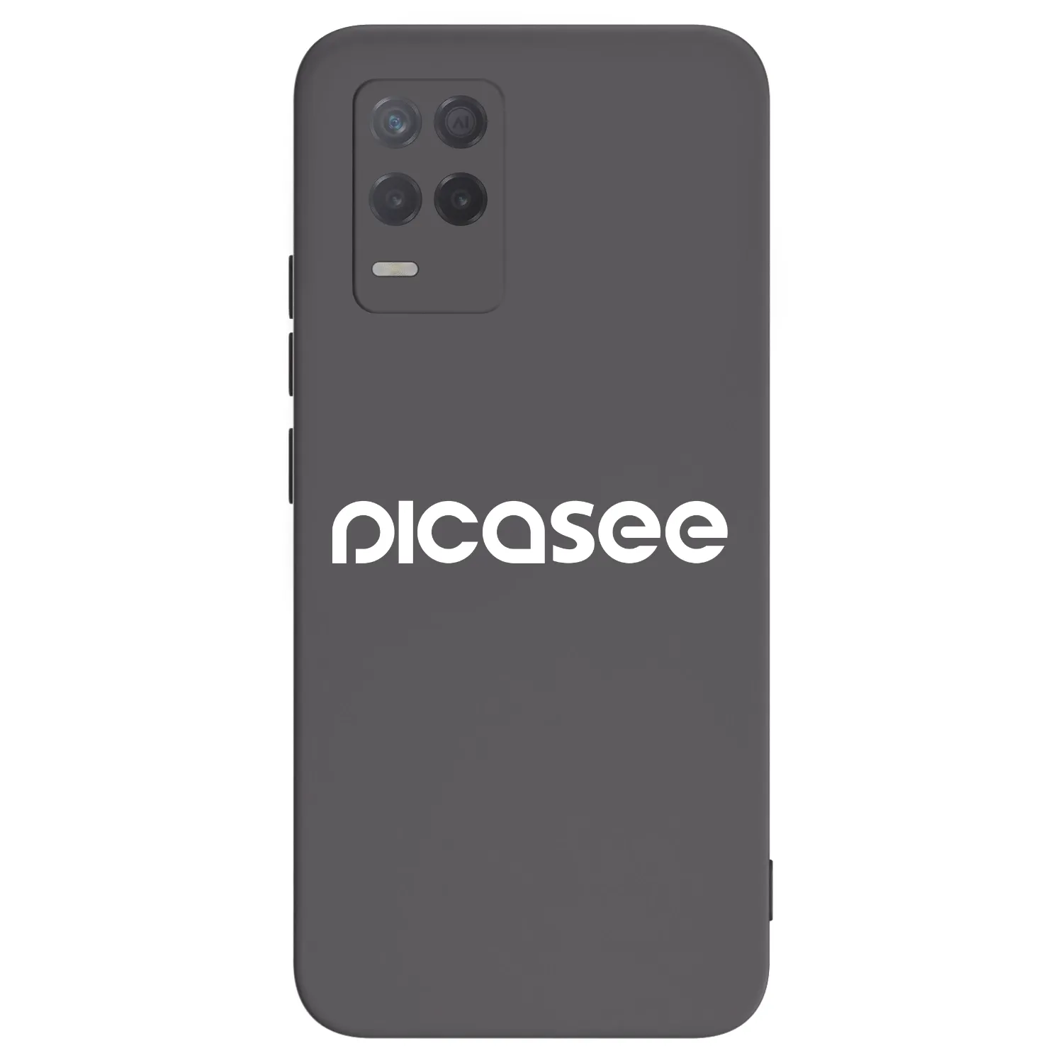 Picasee silikonový černý obal pro Realme 8 5G - Picasee - new logo - white