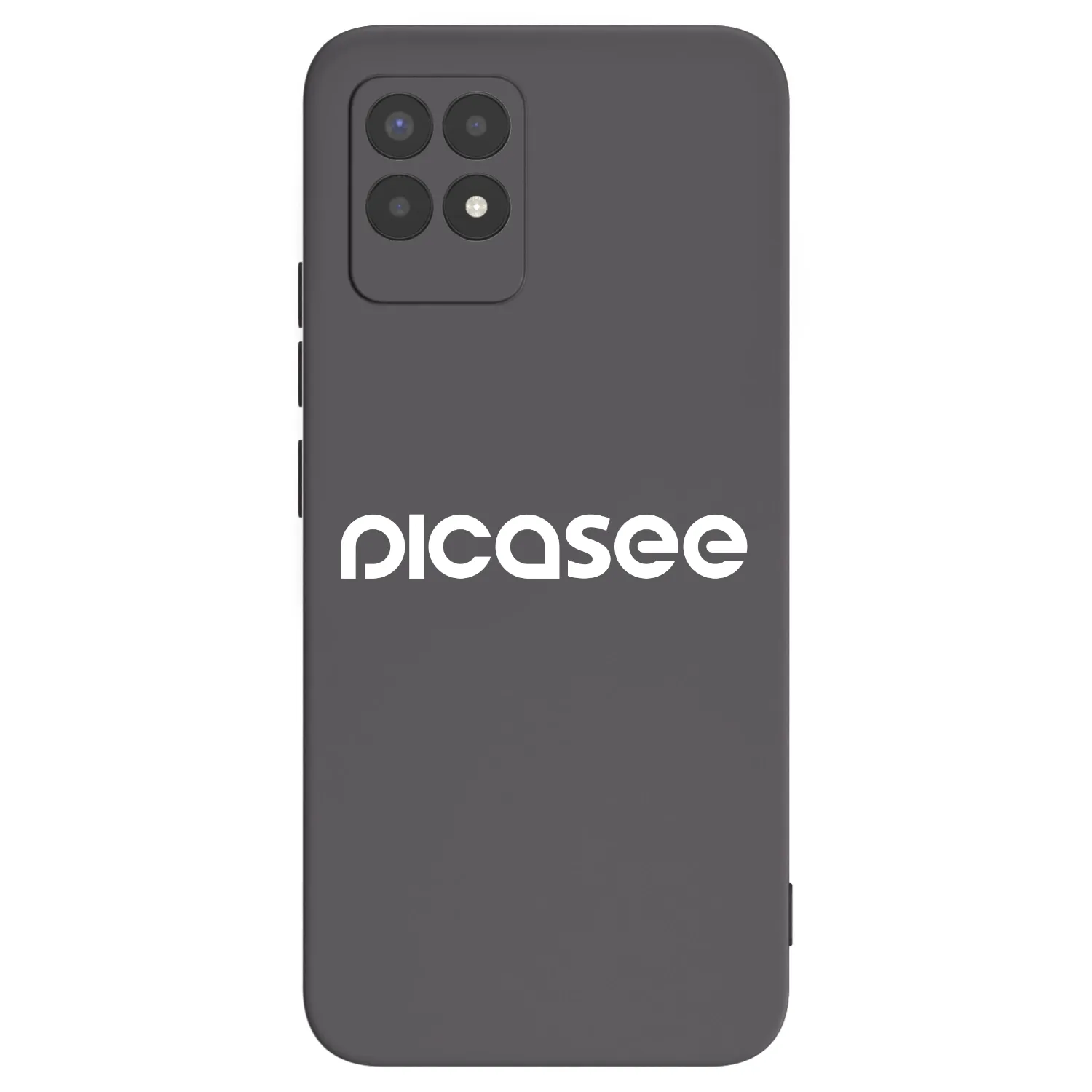 Picasee silikonový černý obal pro Realme 8i - Picasee - new logo - white