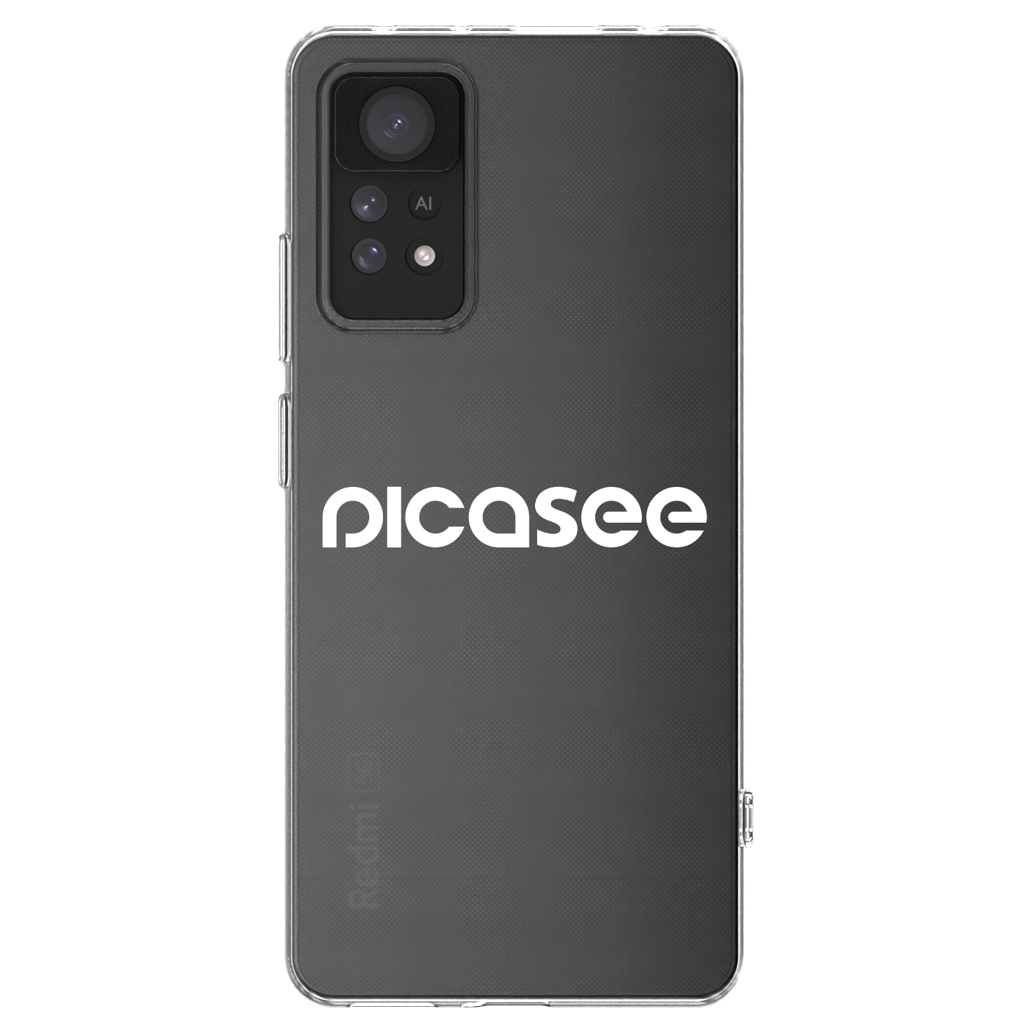 Picasee silikonový průhledný obal pro Xiaomi Redmi Note 11 Pro - Picasee - new logo - white