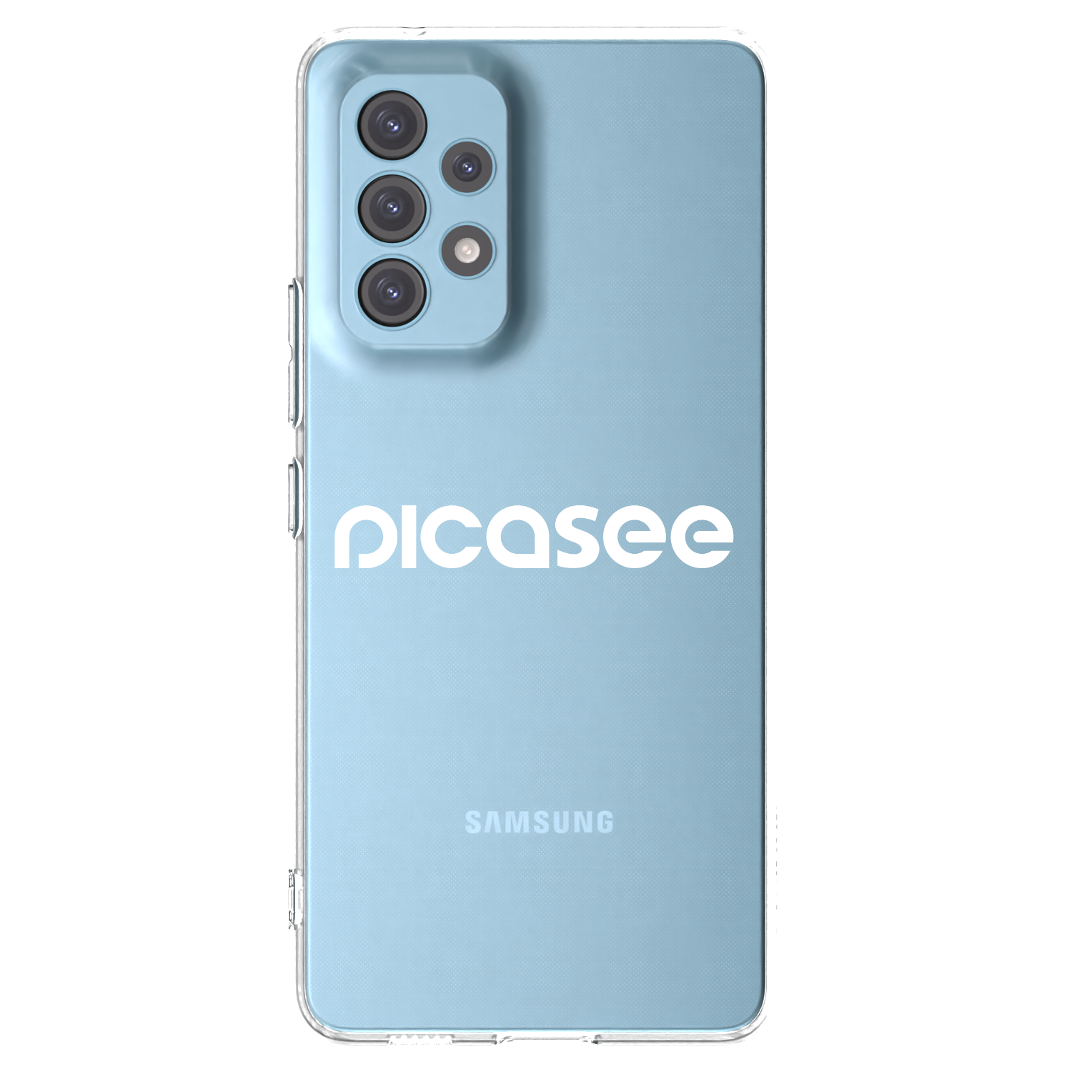 Picasee silikonový průhledný obal pro Samsung Galaxy A53 5G A536 - Picasee - new logo - white