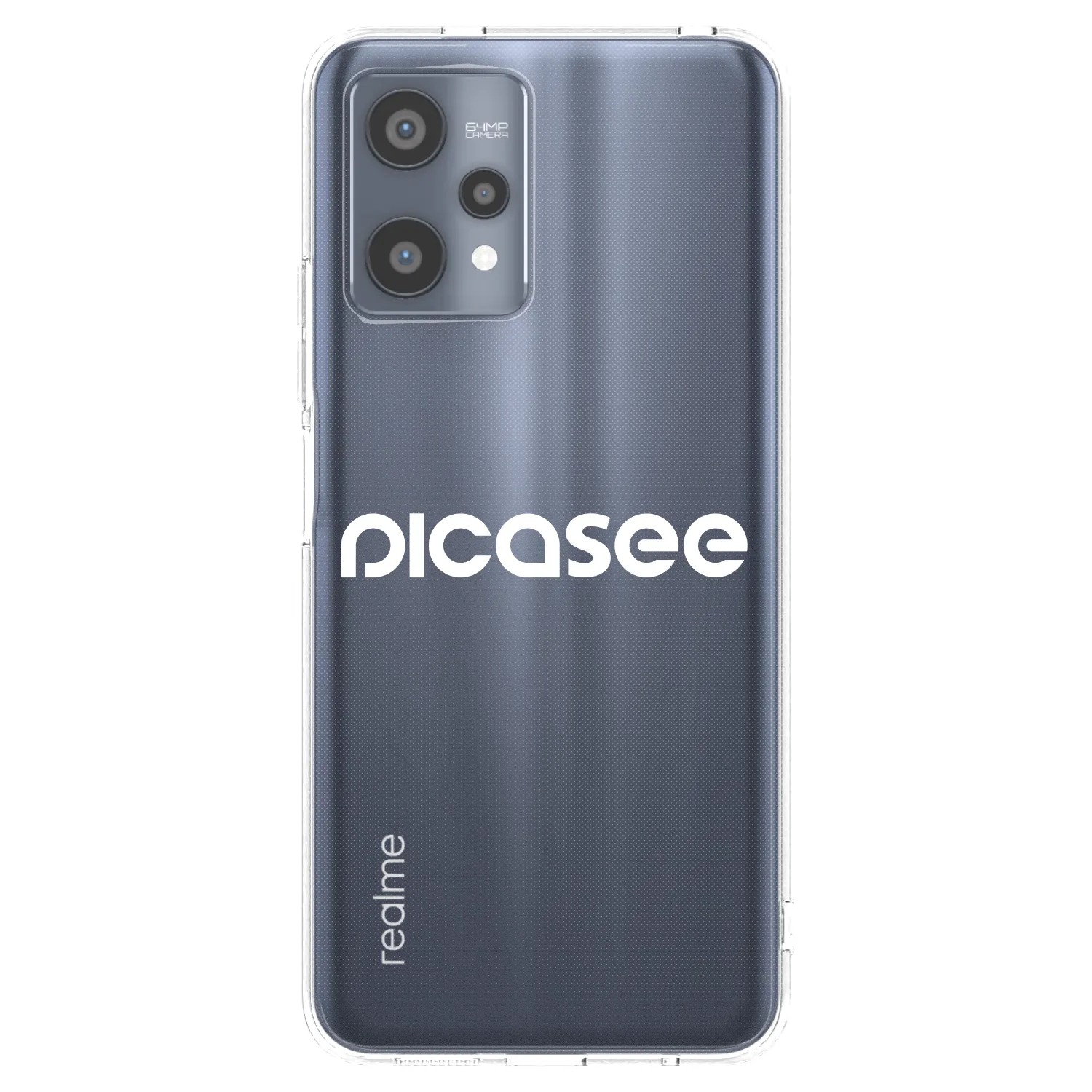 Picasee silikonový průhledný obal pro Realme 9 Pro 5G - Picasee - new logo - white