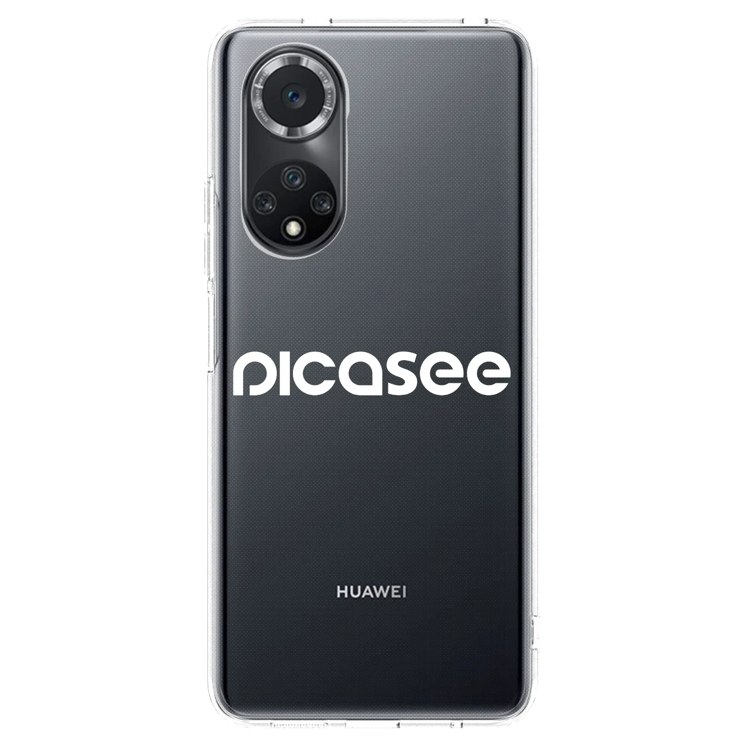 Picasee silikonový průhledný obal pro Huawei Nova 9 SE - Picasee - new logo - white
