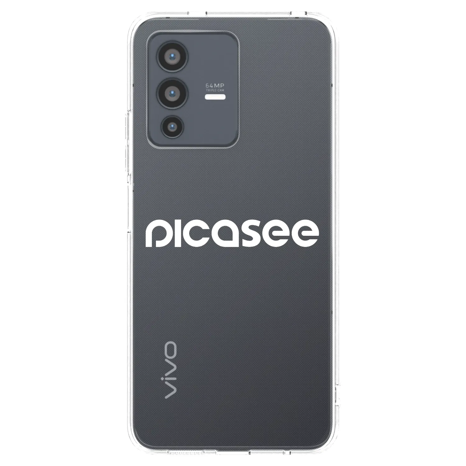Picasee silikonový průhledný obal pro Vivo V23 5G - Picasee - new logo - white