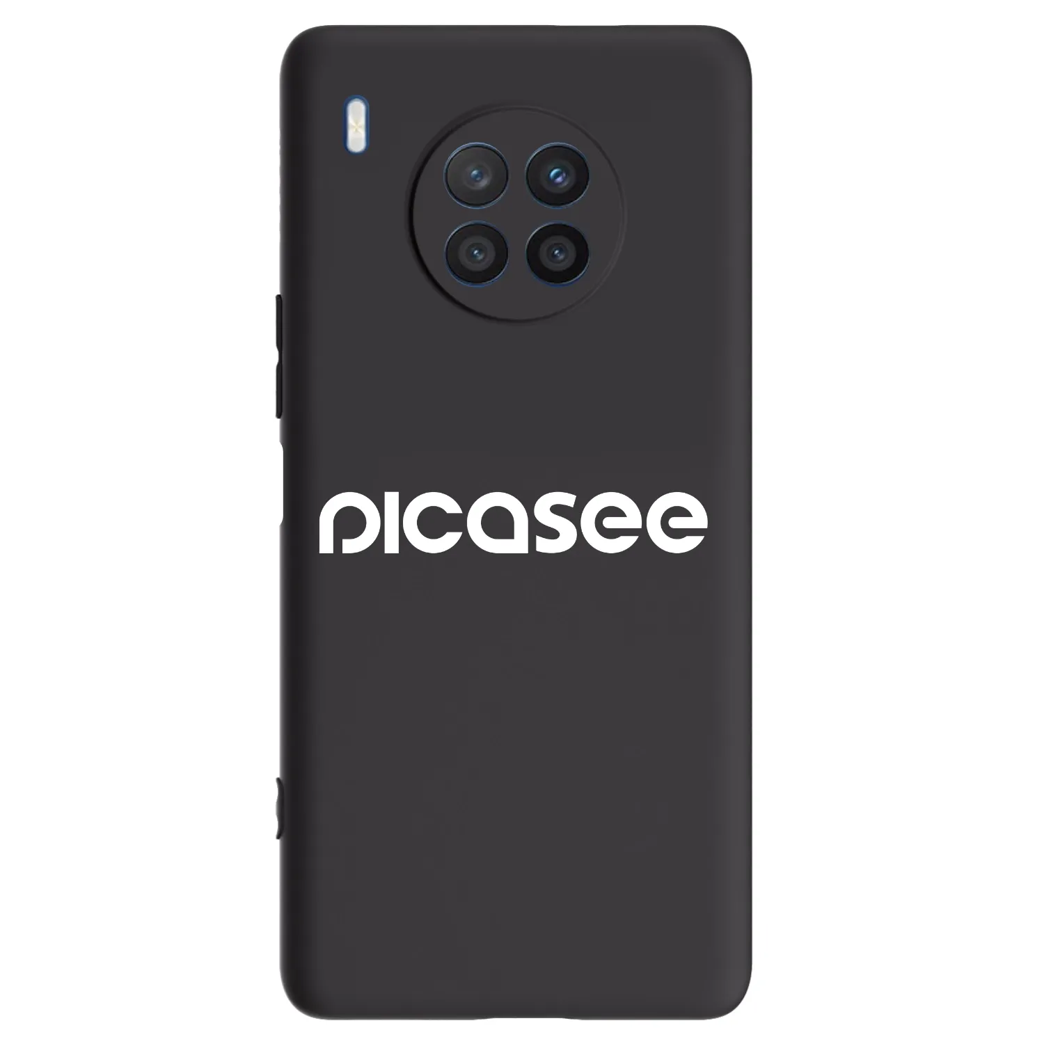 Picasee silikonový černý obal pro Honor 50 Lite - Picasee - new logo - white