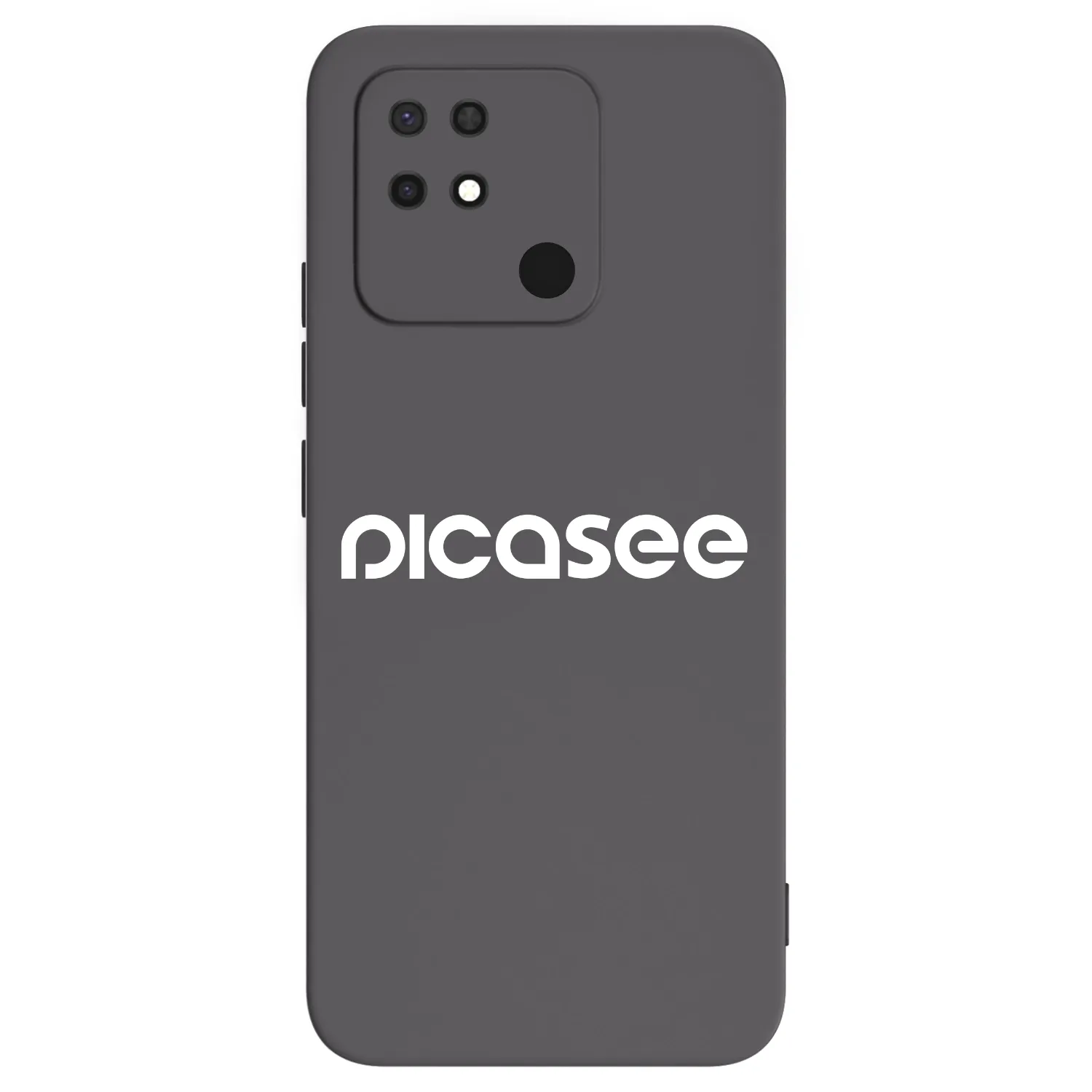 Picasee silikonový černý obal pro Xiaomi Redmi 10C - Picasee - new logo - white
