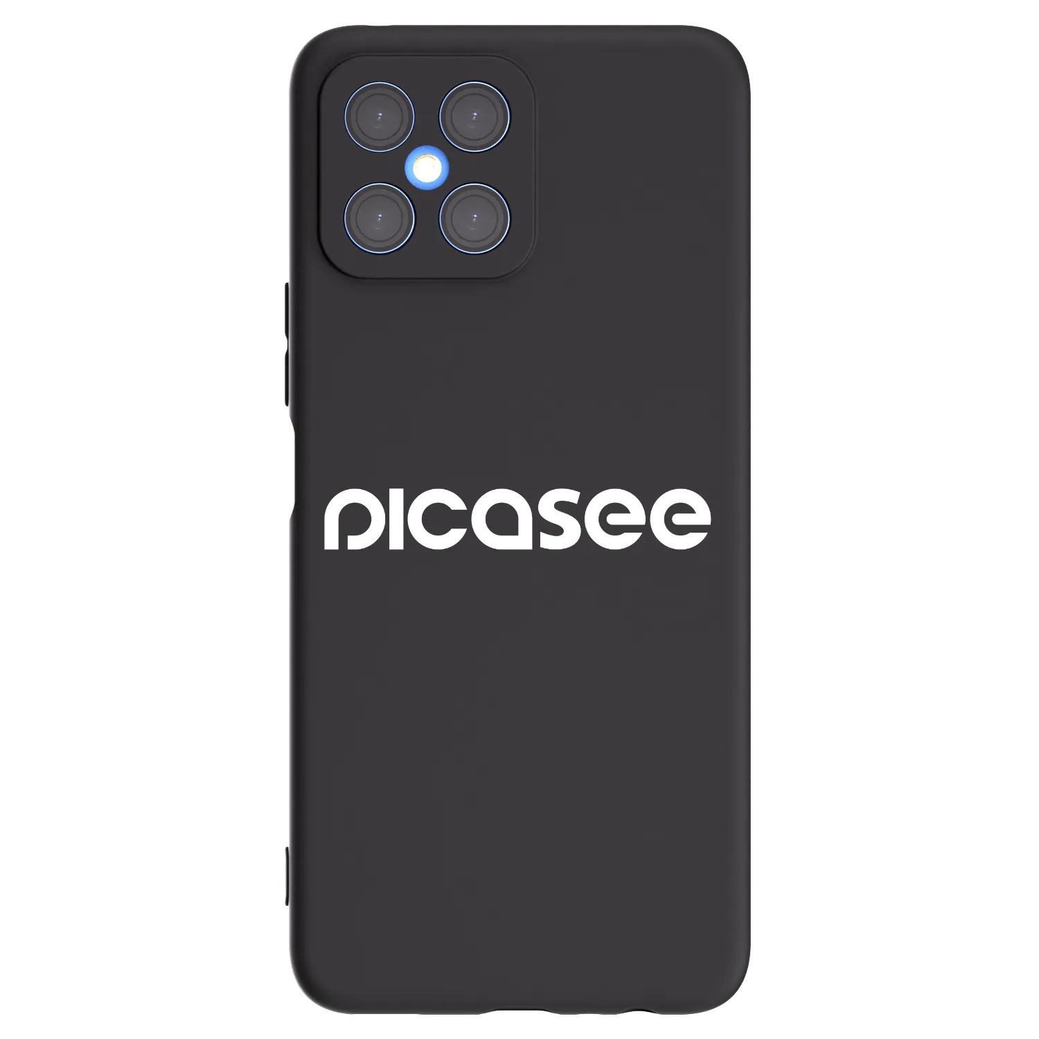 Picasee silikonový černý obal pro Honor X8 4G - Picasee - new logo - white
