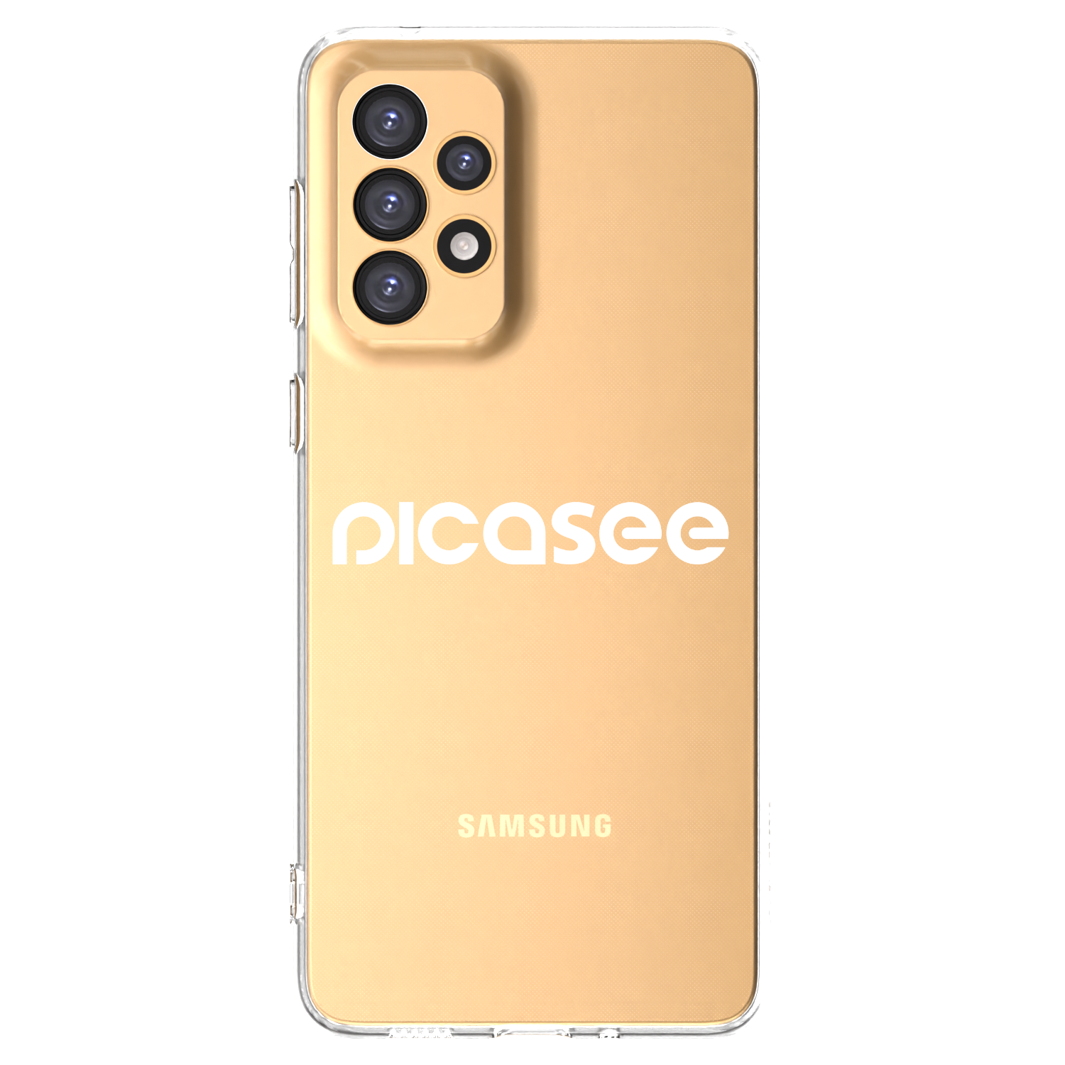 Picasee silikonový průhledný obal pro Samsung Galaxy A33 5G A336 - Picasee - new logo - white