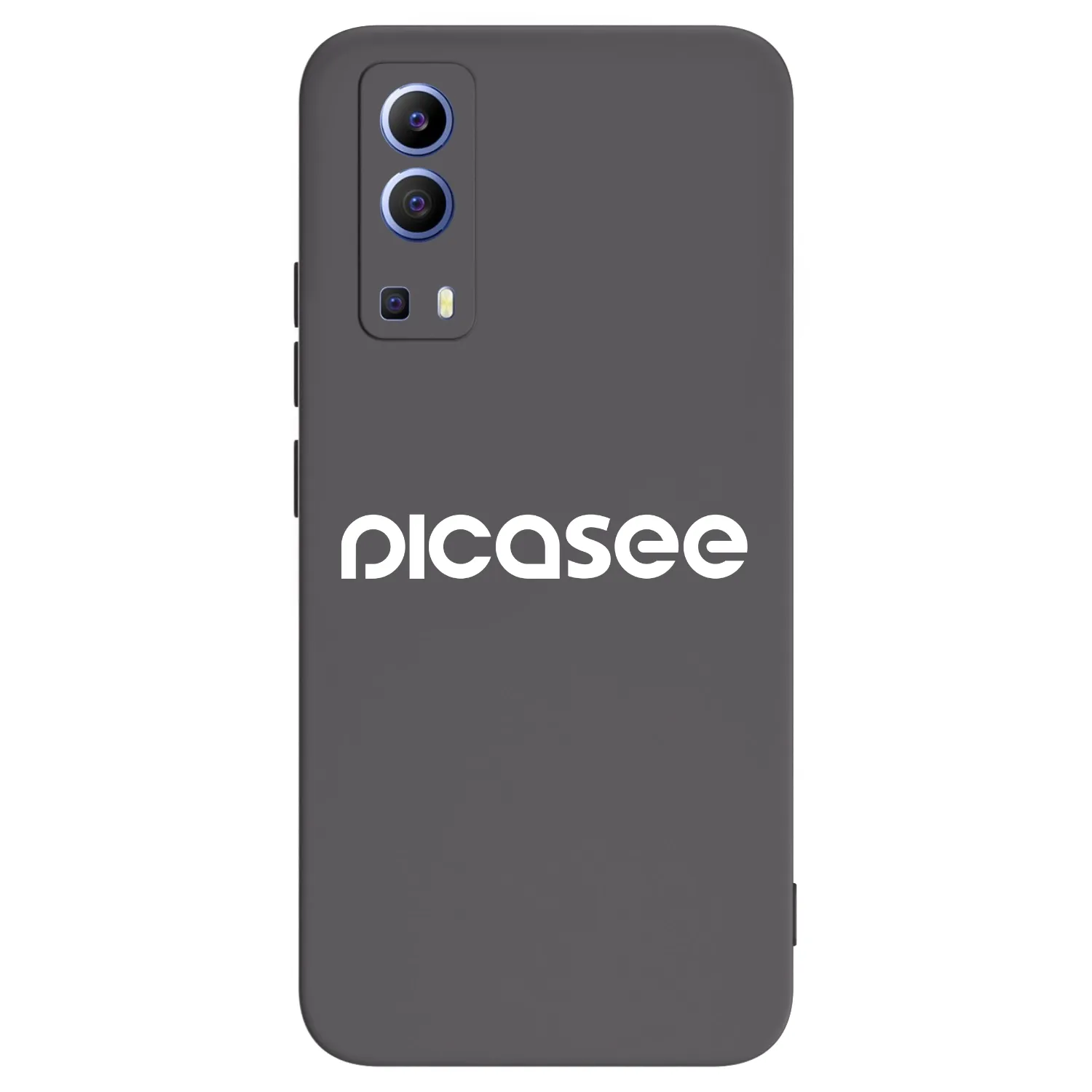 Picasee silikonový černý obal pro Vivo Y52 5G - Picasee - new logo - white