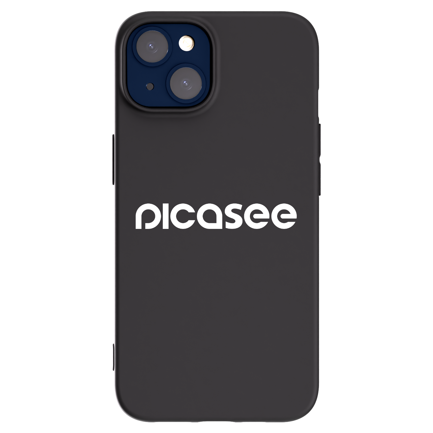 Picasee silikonový černý obal pro Apple iPhone 14 - Picasee - new logo - white