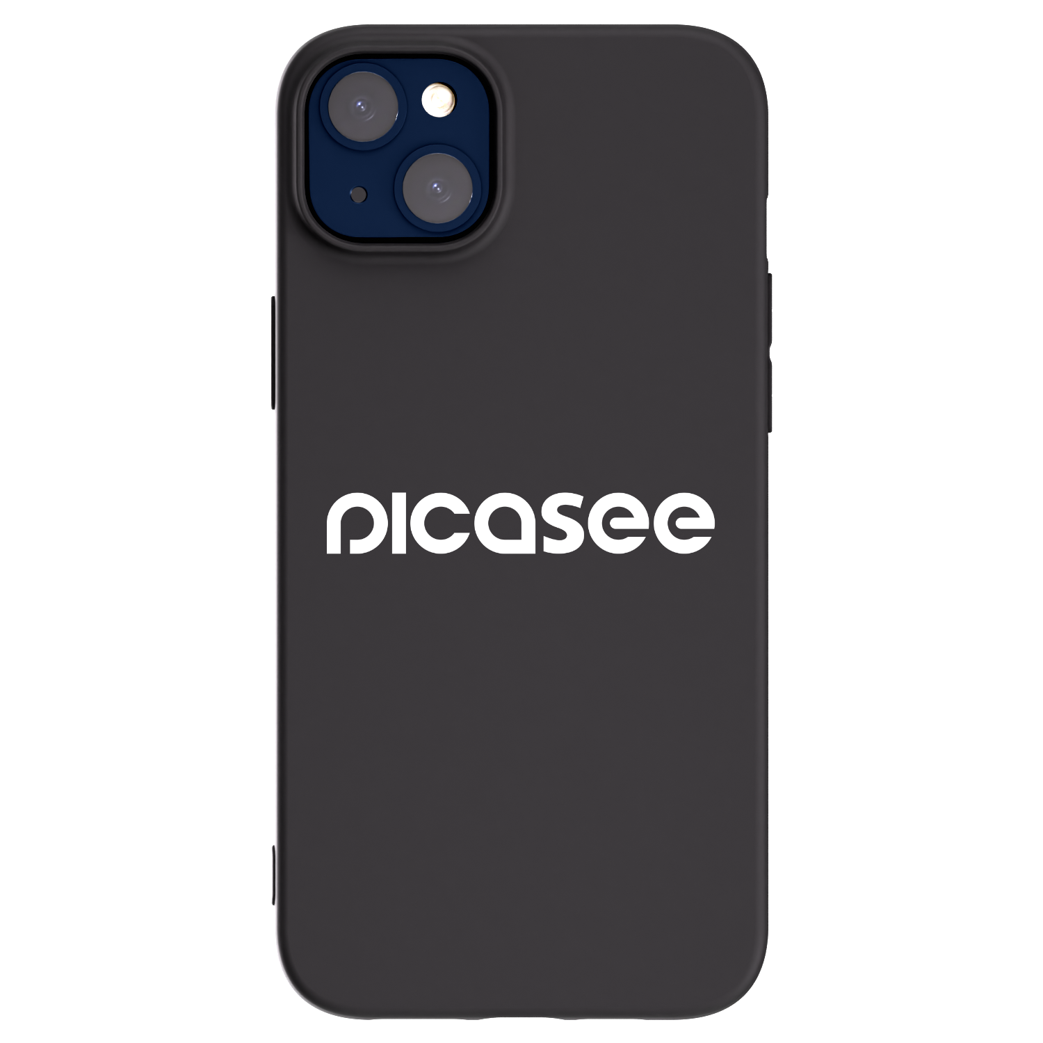 Picasee silikonový černý obal pro Apple iPhone 14 Plus - Picasee - new logo - white
