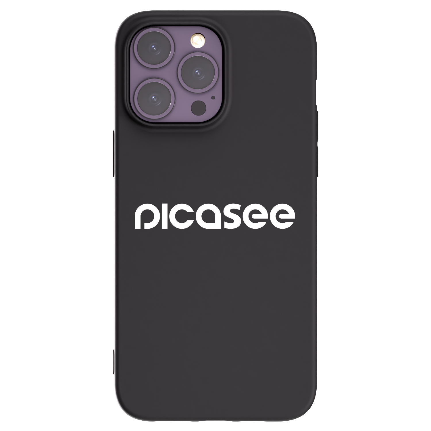 Picasee silikonový černý obal pro Apple iPhone 14 Pro Max - Picasee - new logo - white