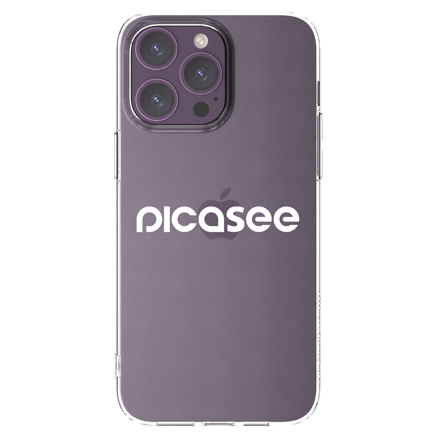 Picasee silikonový průhledný obal pro Apple iPhone 14 Pro Max - Picasee - new logo - white