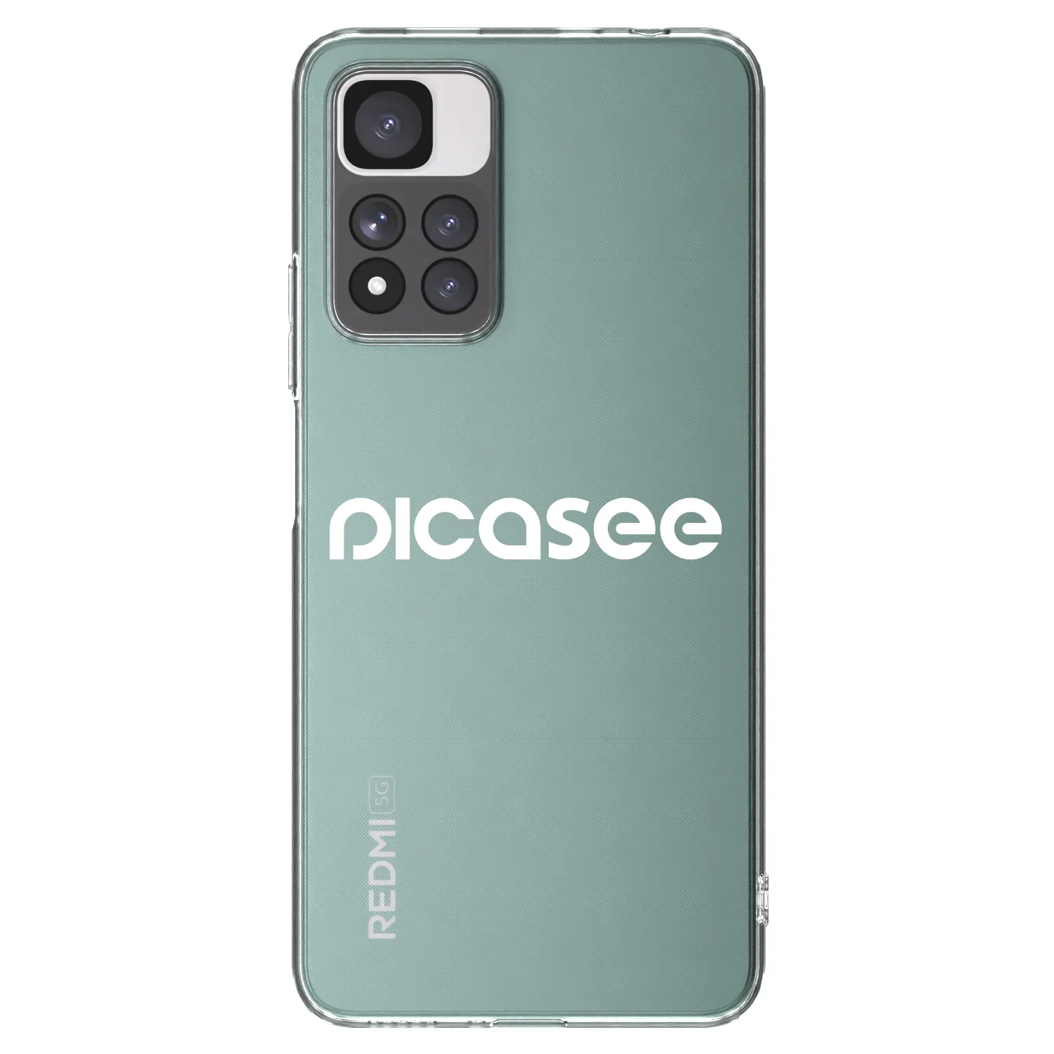 Picasee silikonový průhledný obal pro Xiaomi Redmi Note 11 Pro+ 5G - Picasee - new logo - white