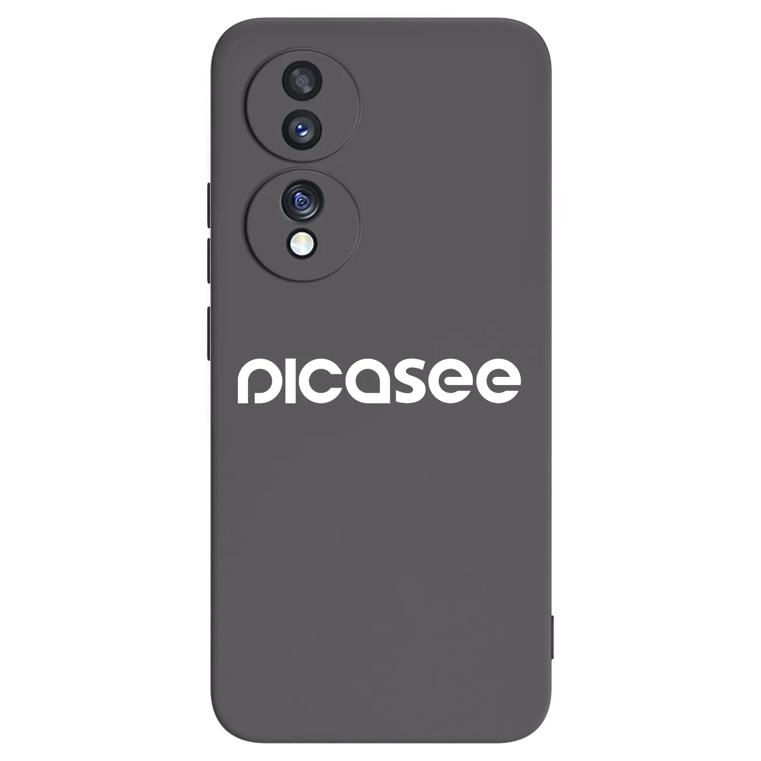 Picasee silikonový černý obal pro Honor 70 - Picasee - new logo - white