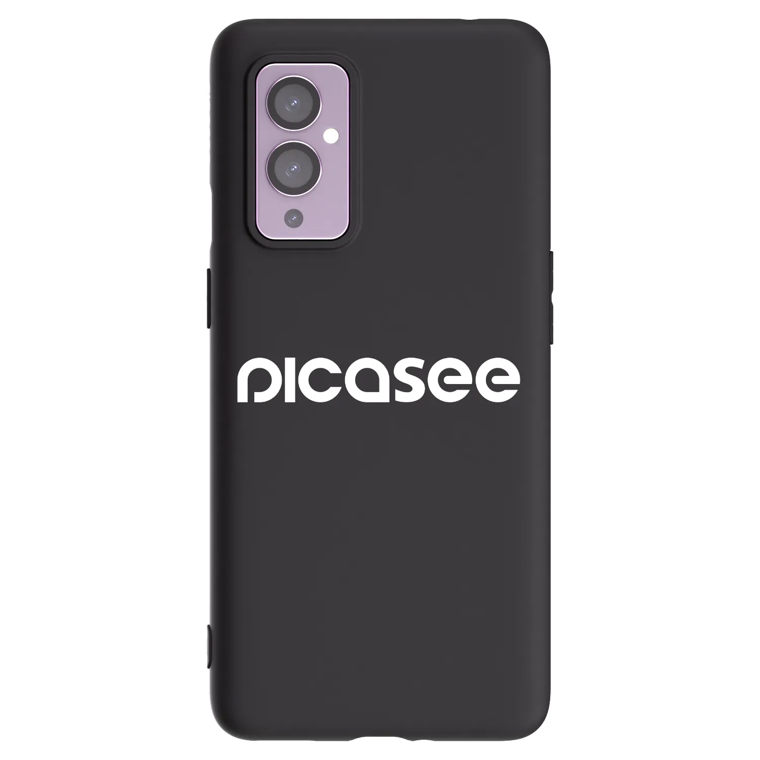 Picasee silikonový černý obal pro OnePlus 9 - Picasee - new logo - white
