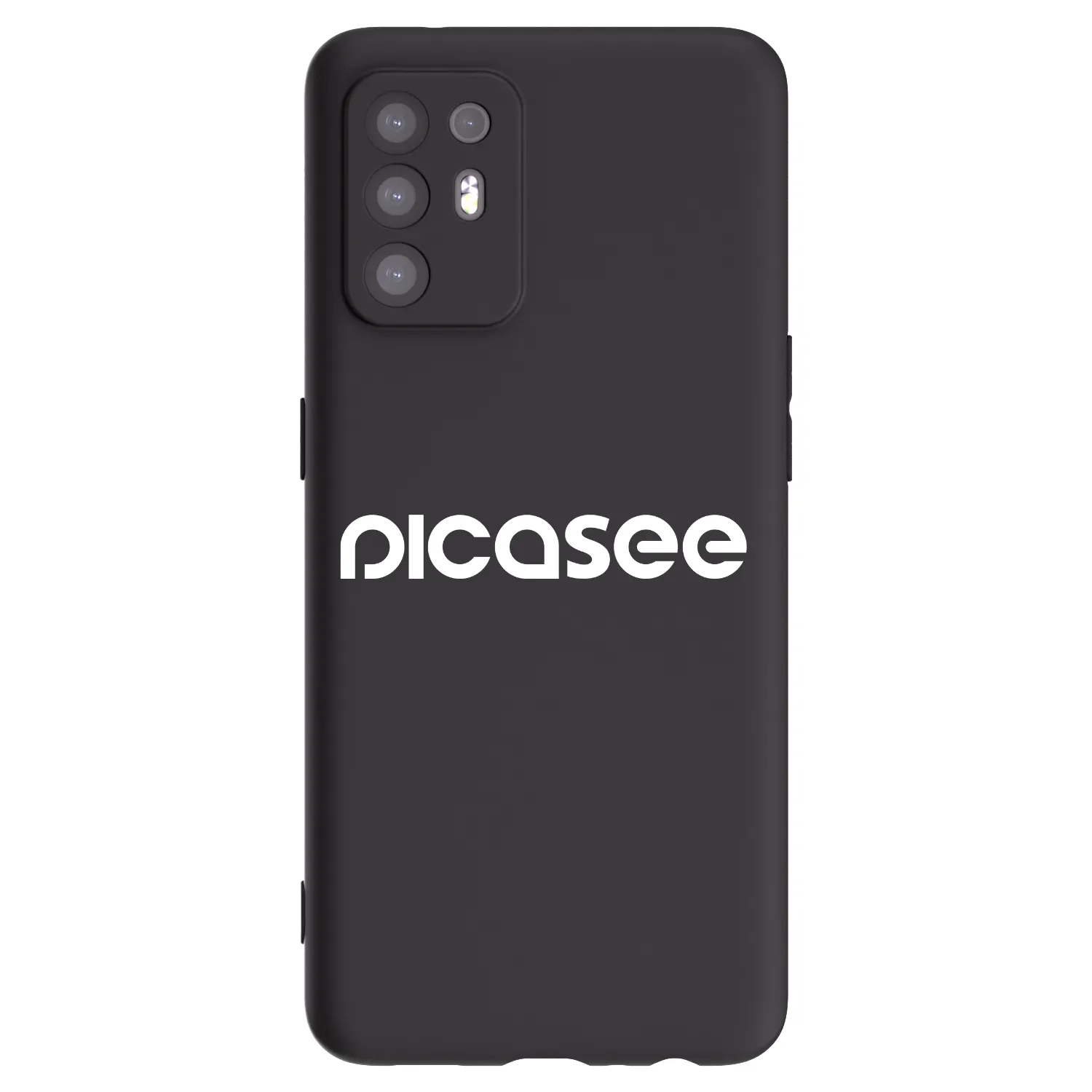Picasee silikonový černý obal pro OPPO A94 5G - Picasee - new logo - white
