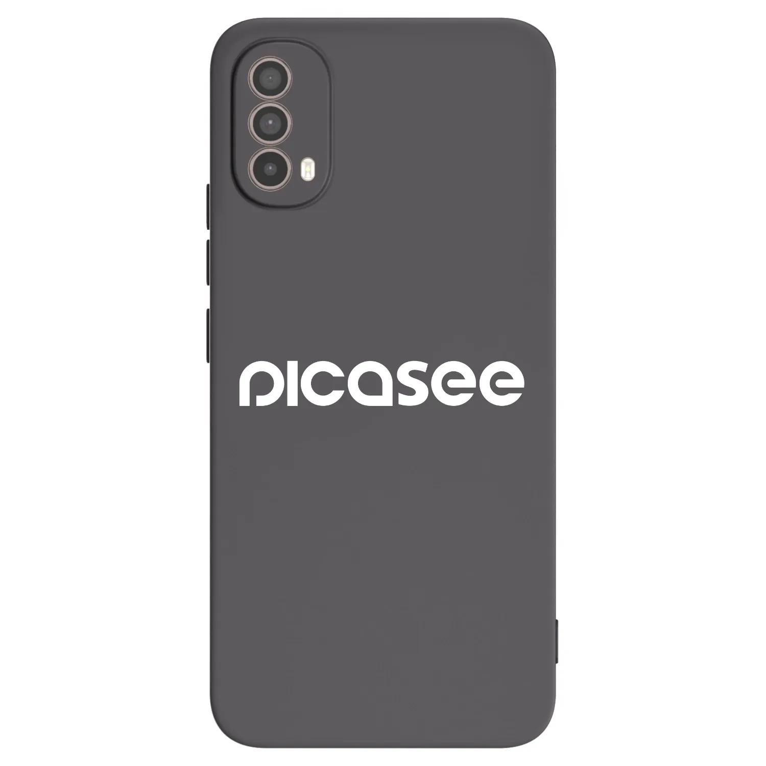 Picasee silikonový černý obal pro Motorola Moto E40 - Picasee - new logo - white