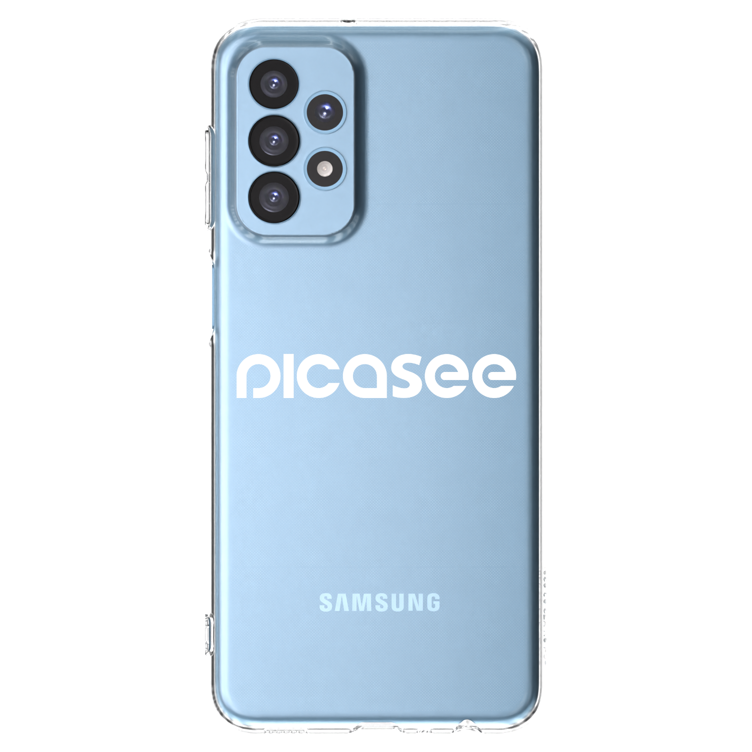 Picasee silikonový průhledný obal pro Samsung Galaxy A23 A235F 4G - Picasee - new logo - white
