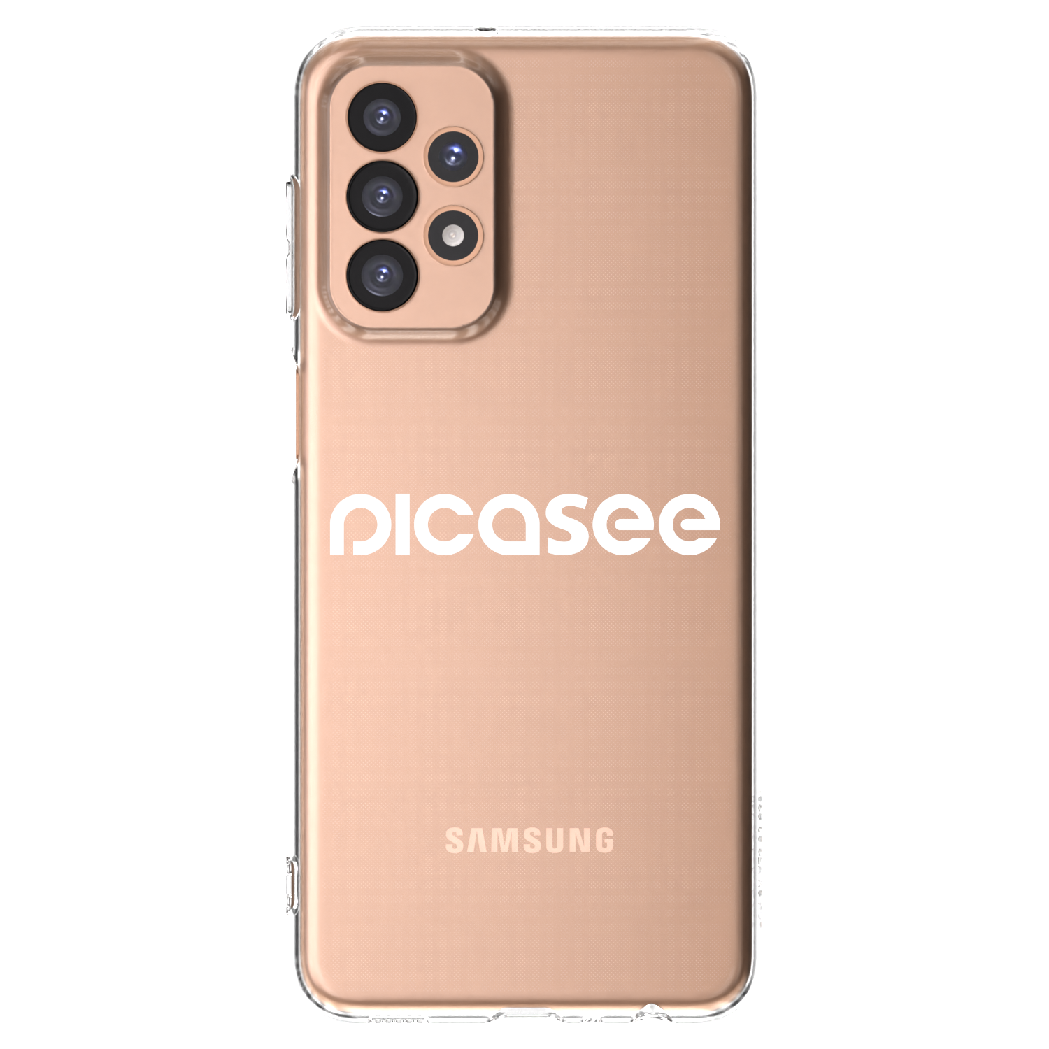 Picasee silikonový průhledný obal pro Samsung Galaxy A23 A236B 5G - Picasee - new logo - white