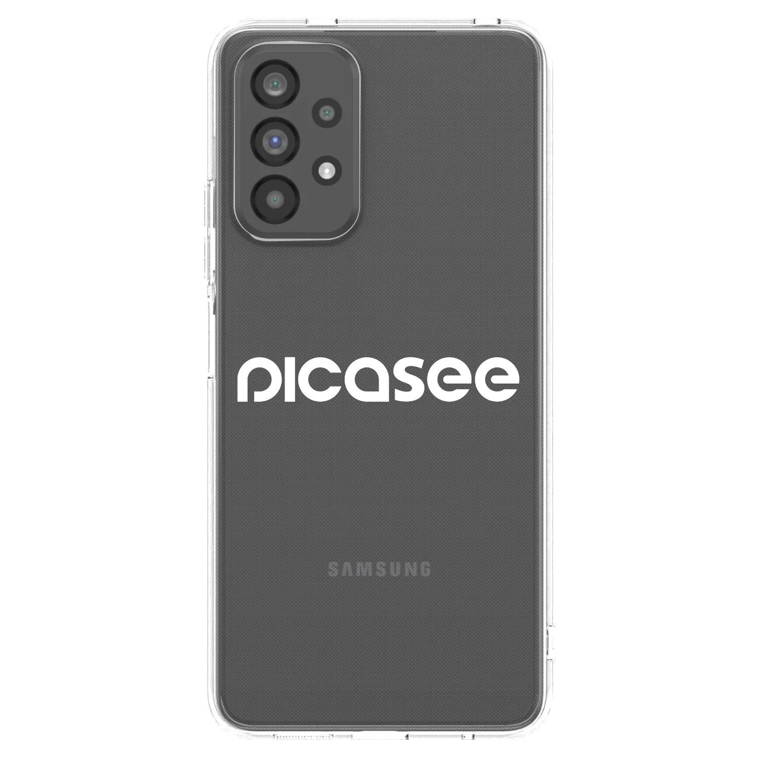 Picasee silikonový průhledný obal pro Samsung Galaxy A73 5G - Picasee - new logo - white