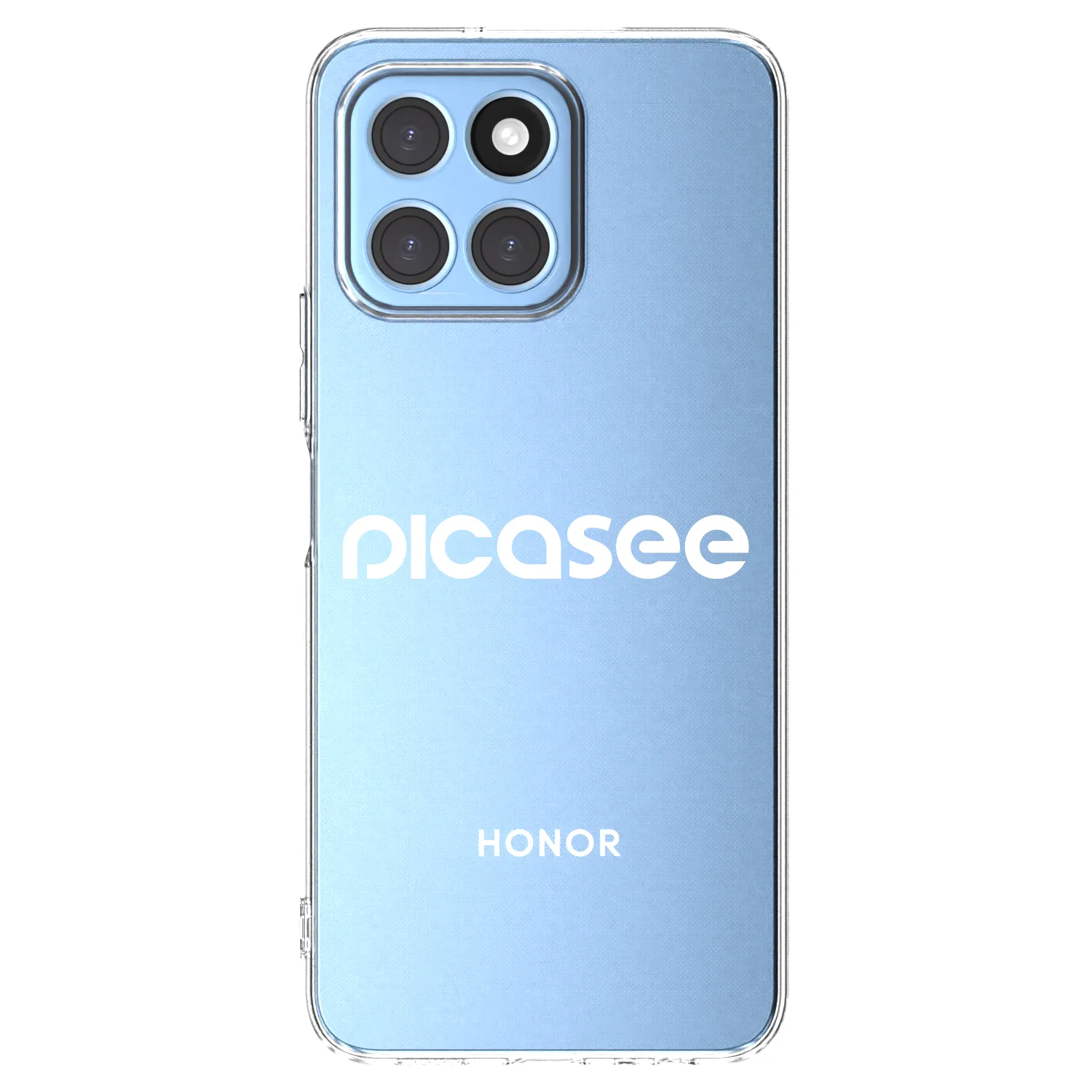 Picasee silikonový průhledný obal pro Honor X8 5G - Picasee - new logo - white