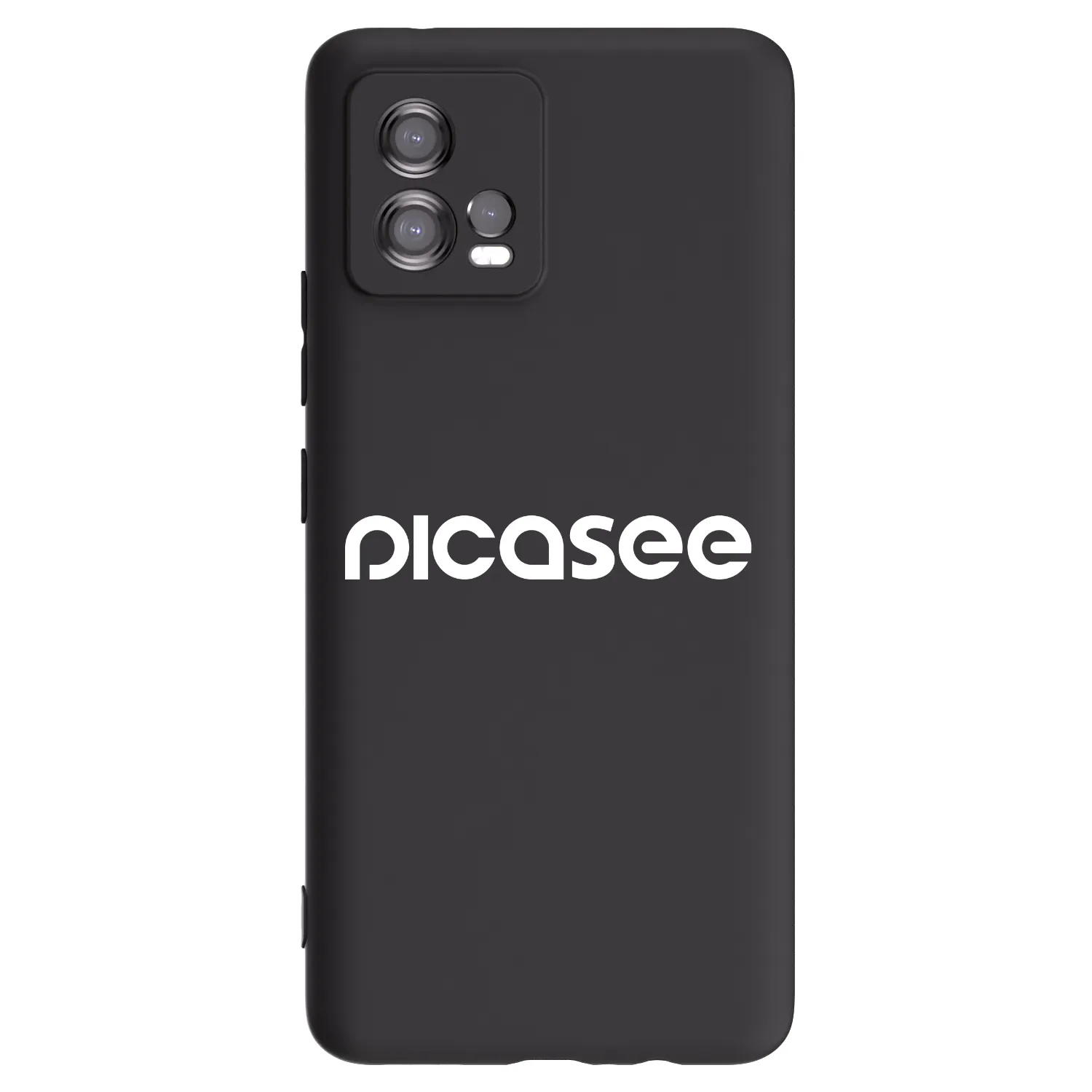 Picasee silikonový černý obal pro Motorola Moto G72 - Picasee - new logo - white