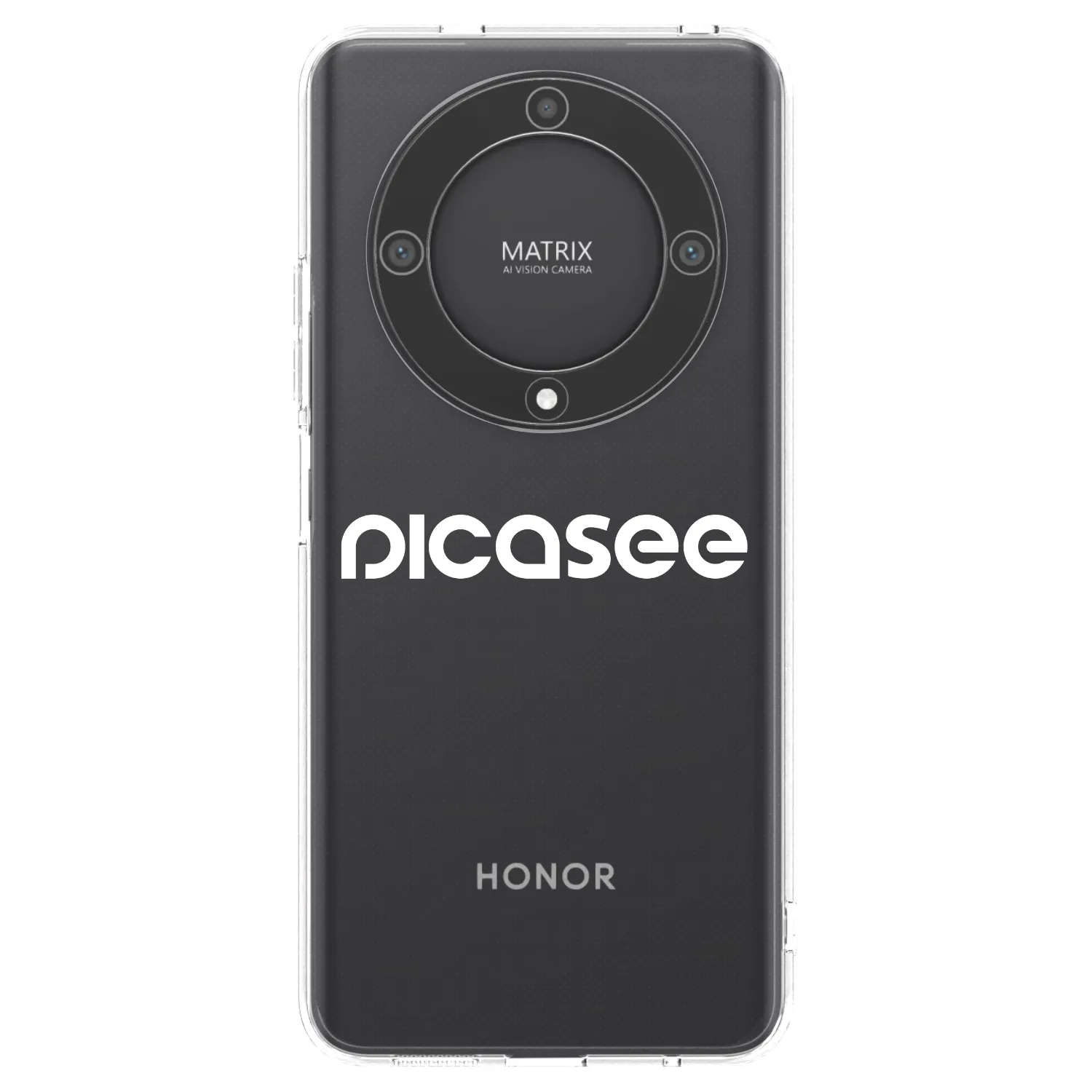 Picasee silikonový průhledný obal pro Honor Magic5 Lite 5G - Picasee - new logo - white