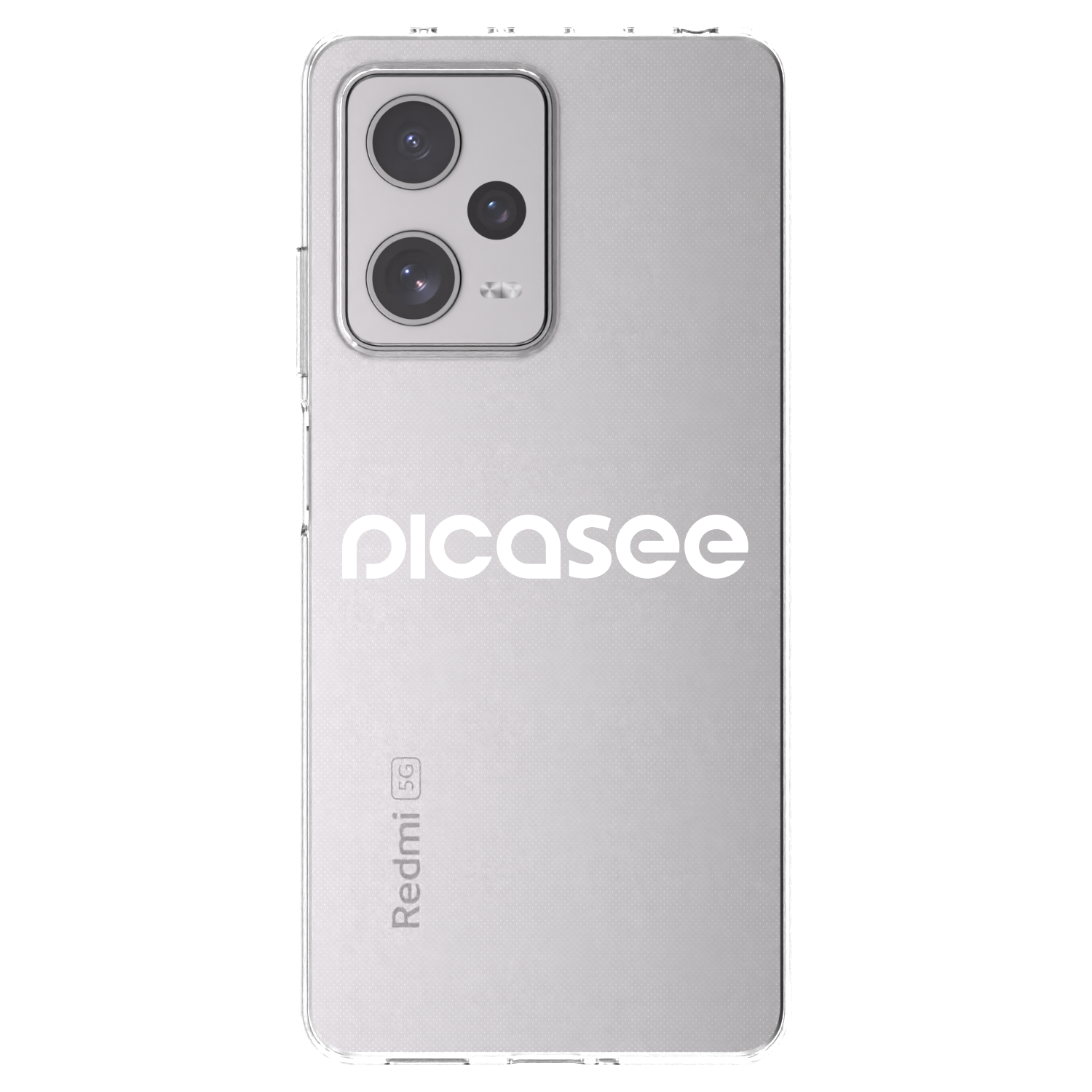 Picasee silikonový průhledný obal pro Xiaomi Redmi Note 12 Pro+ 5G - Picasee - new logo - white
