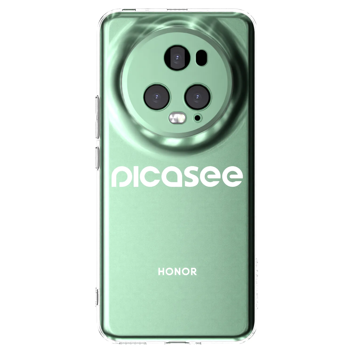 Picasee silikonový průhledný obal pro Honor Magic5 Pro - Picasee - new logo - white