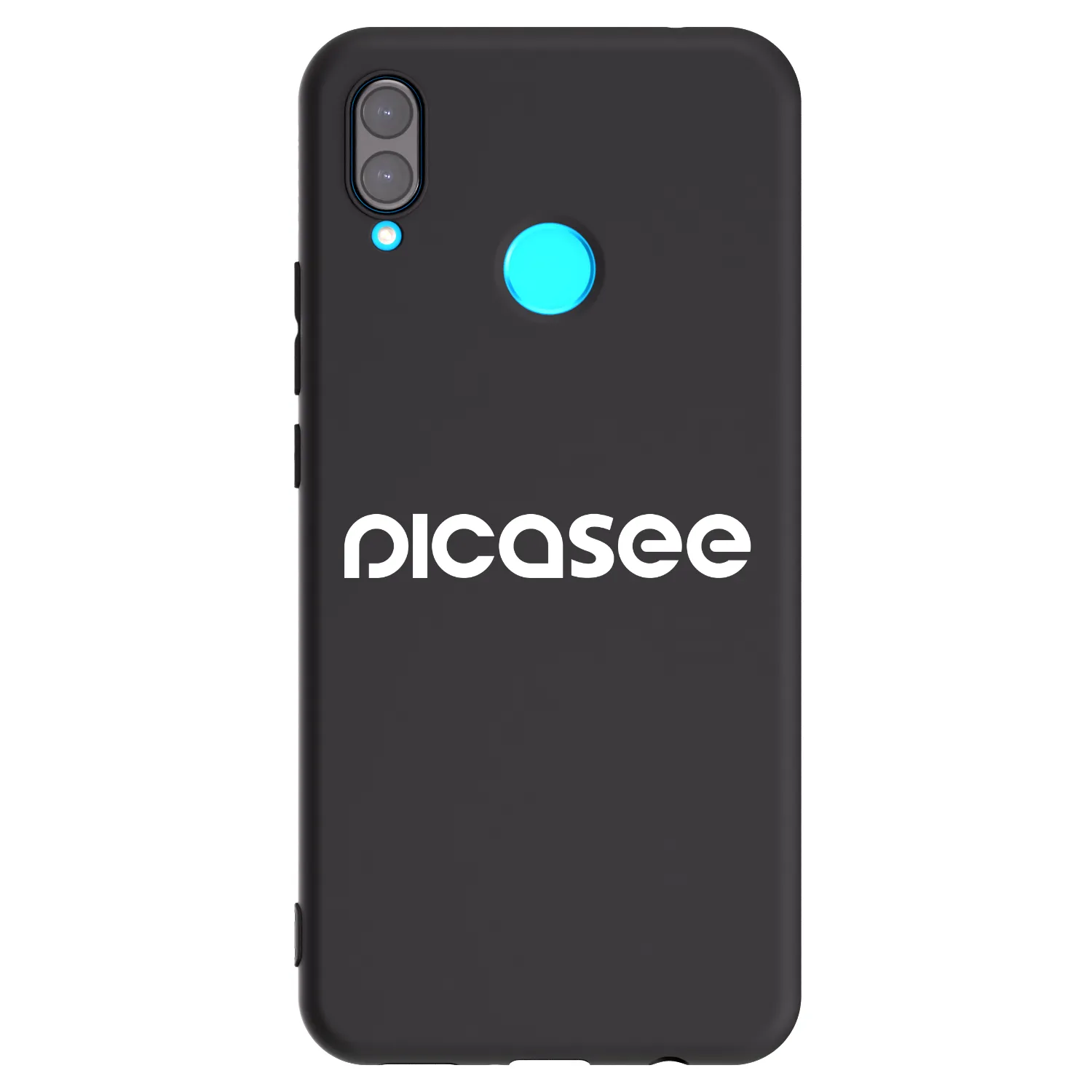 Picasee silikonový černý obal pro Huawei Nova 3i - Picasee - new logo - white