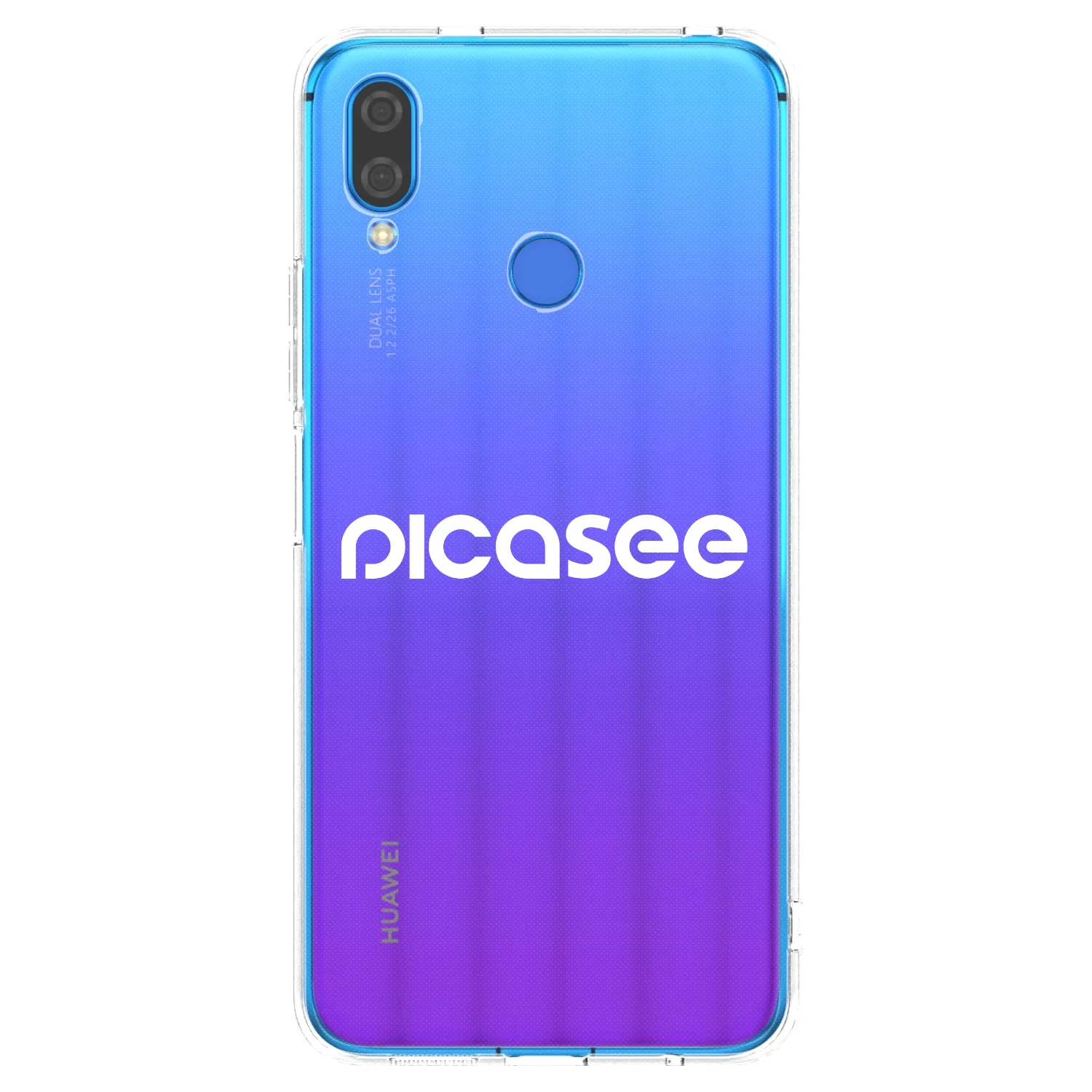 Picasee silikonový průhledný obal pro Huawei Nova 3i - Picasee - new logo - white