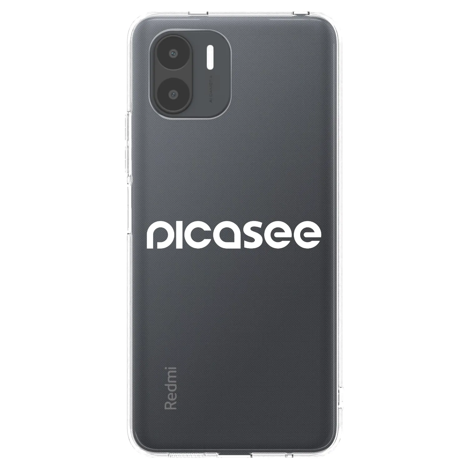 Picasee silikonový průhledný obal pro Xiaomi Redmi A2 - Picasee - new logo - white