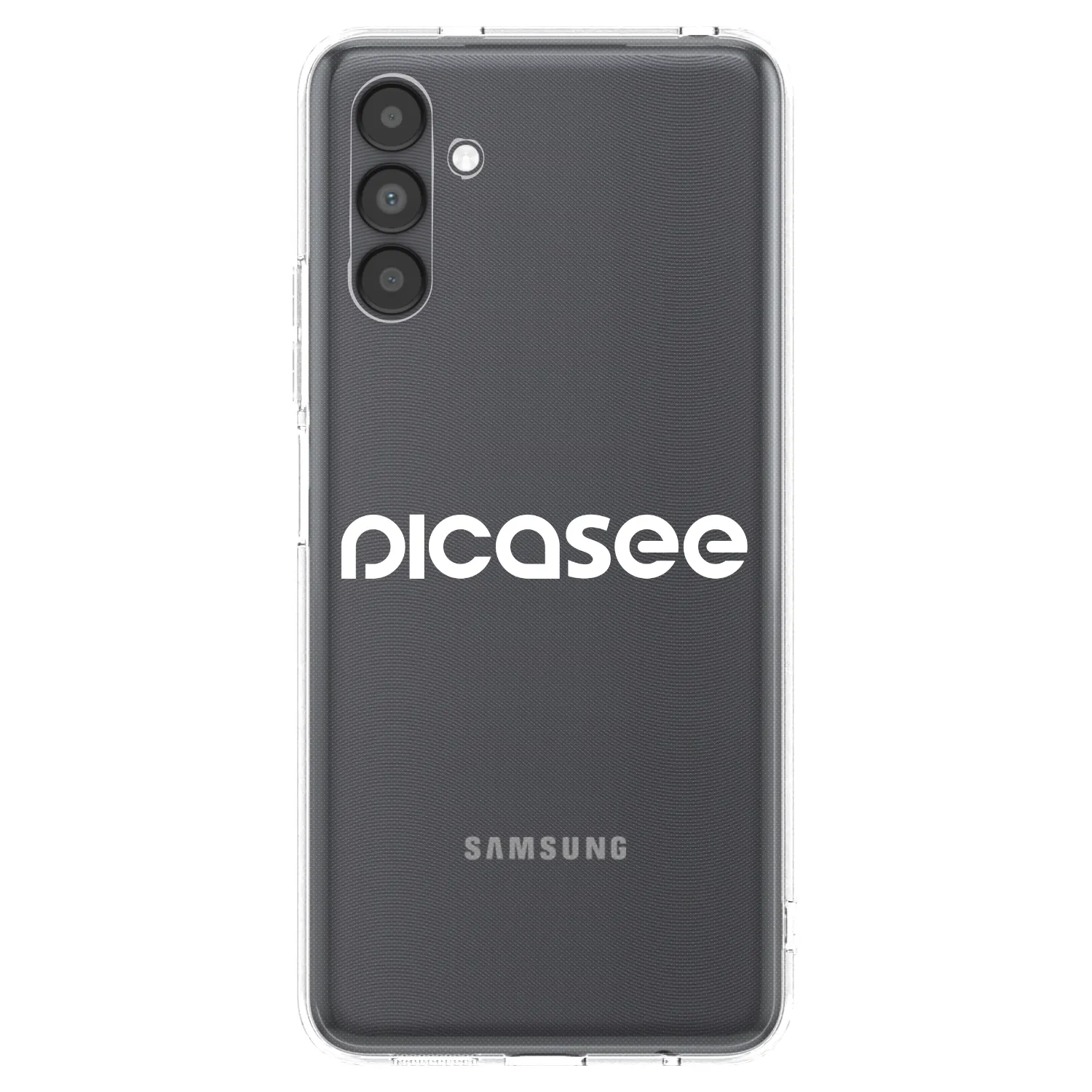 Picasee silikonový průhledný obal pro Samsung Galaxy A04s A047F - Picasee - new logo - white