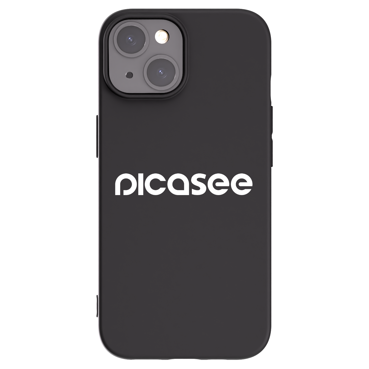 Picasee silikonový černý obal pro Apple iPhone 15 - Picasee - new logo - white