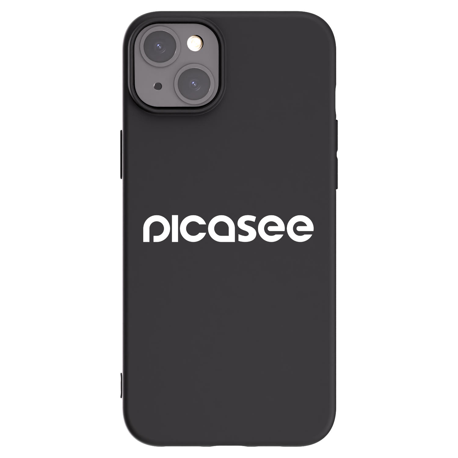 Picasee silikonový černý obal pro Apple iPhone 15 Plus - Picasee - new logo - white