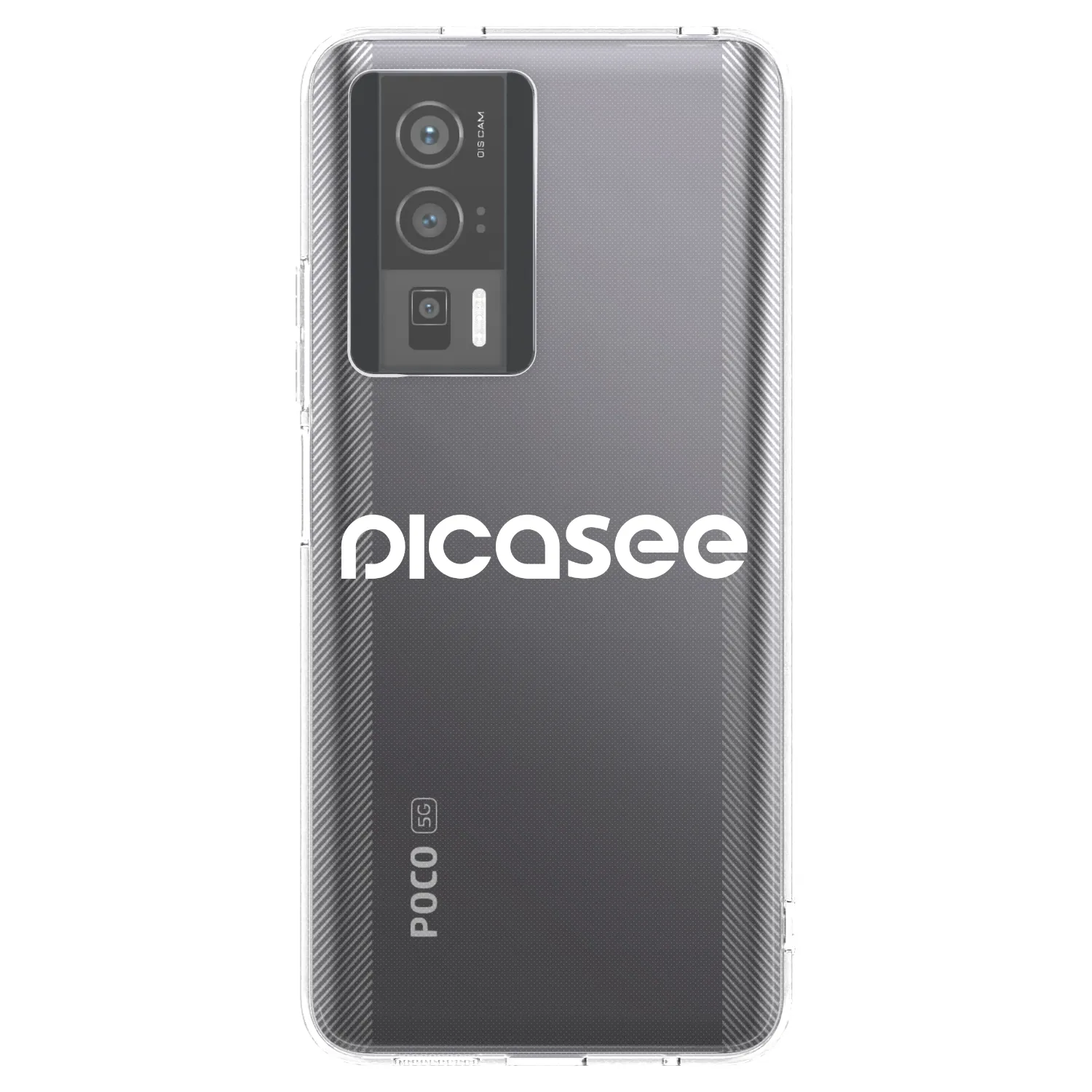 Picasee silikonový průhledný obal pro Xiaomi Poco F5 Pro 5G - Picasee - new logo - white