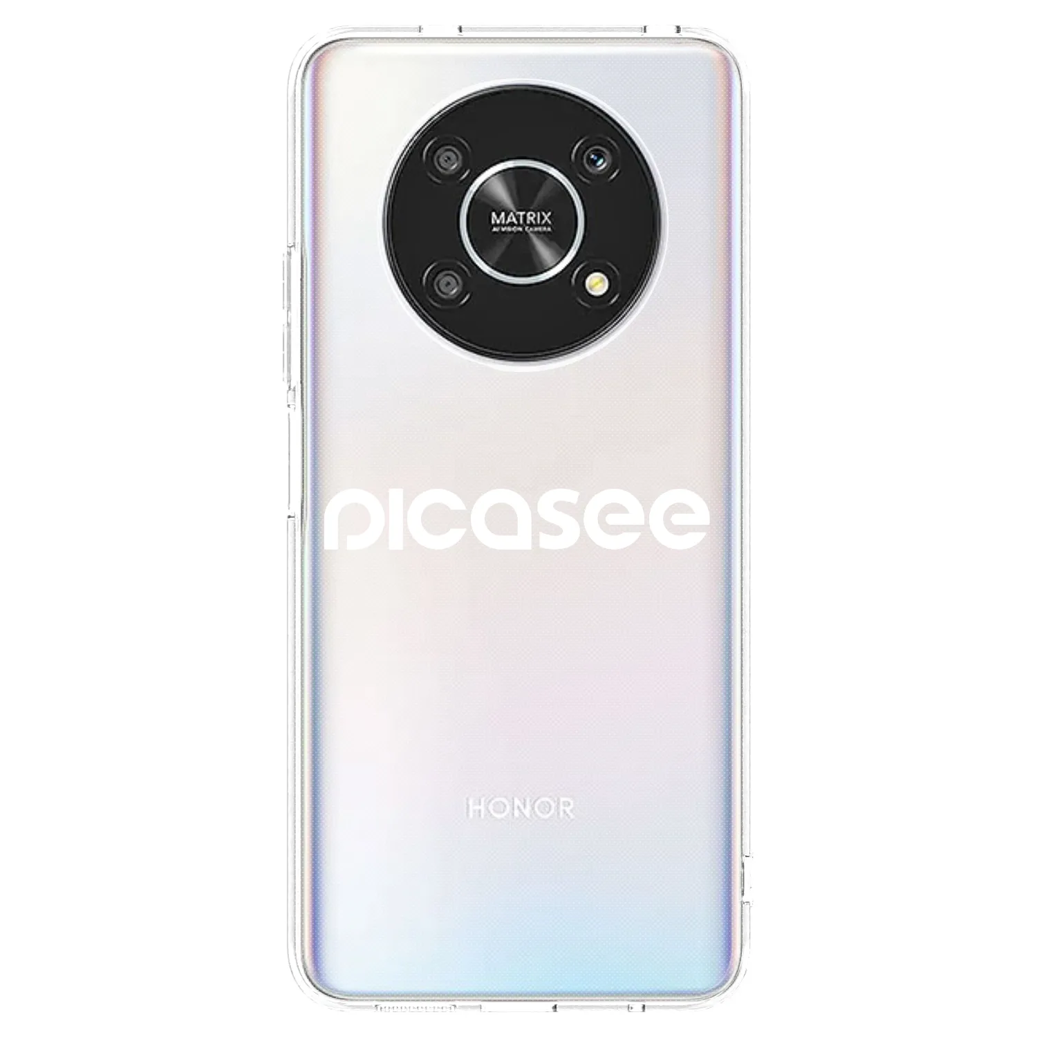 Picasee silikonový průhledný obal pro Honor Magic4 Lite 5G - Picasee - new logo - white