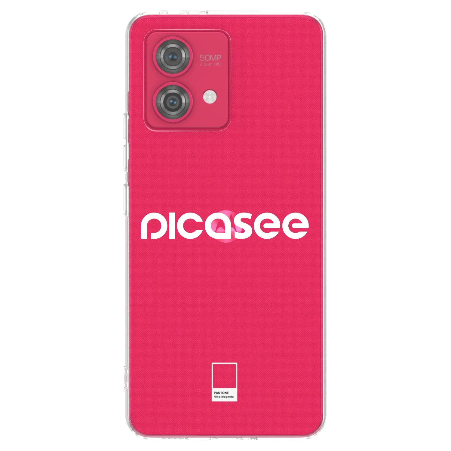 Picasee silikonový průhledný obal pro Motorola Moto G84 5G - Picasee - new logo - white