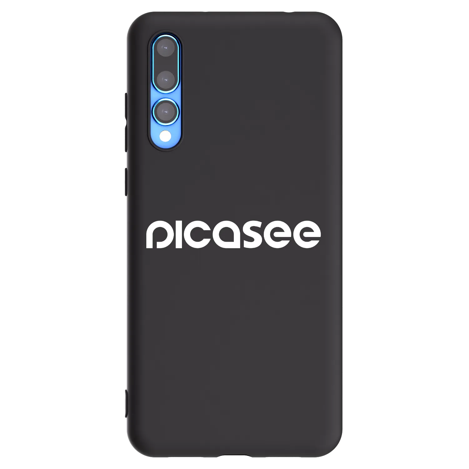 Picasee silikonový černý obal pro Huawei P20 Pro - Picasee - new logo - white