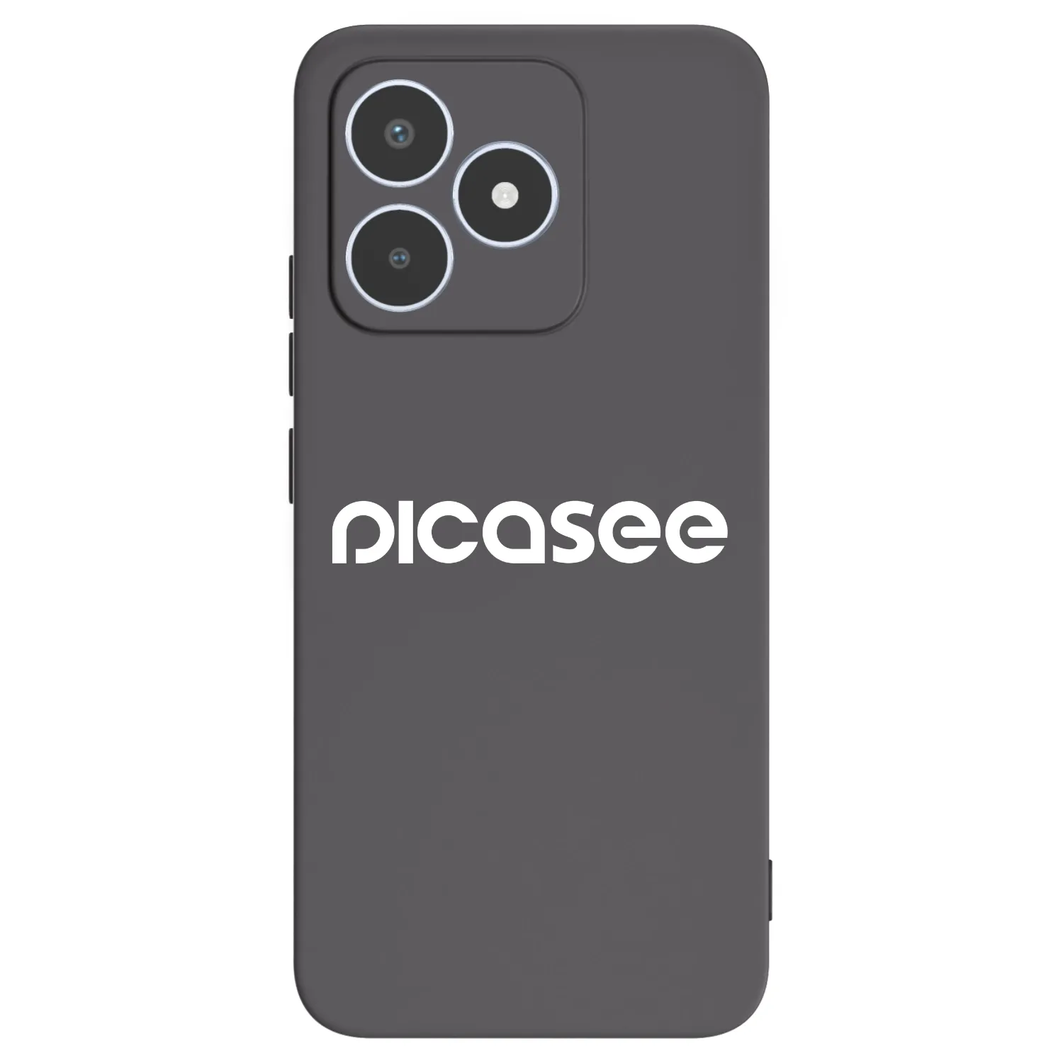 Picasee silikonový černý obal pro Realme C53 - Picasee - new logo - white