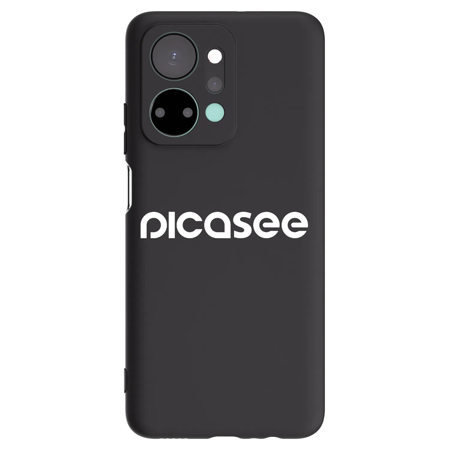 Picasee silikonový černý obal pro Honor X7a - Picasee - new logo - white