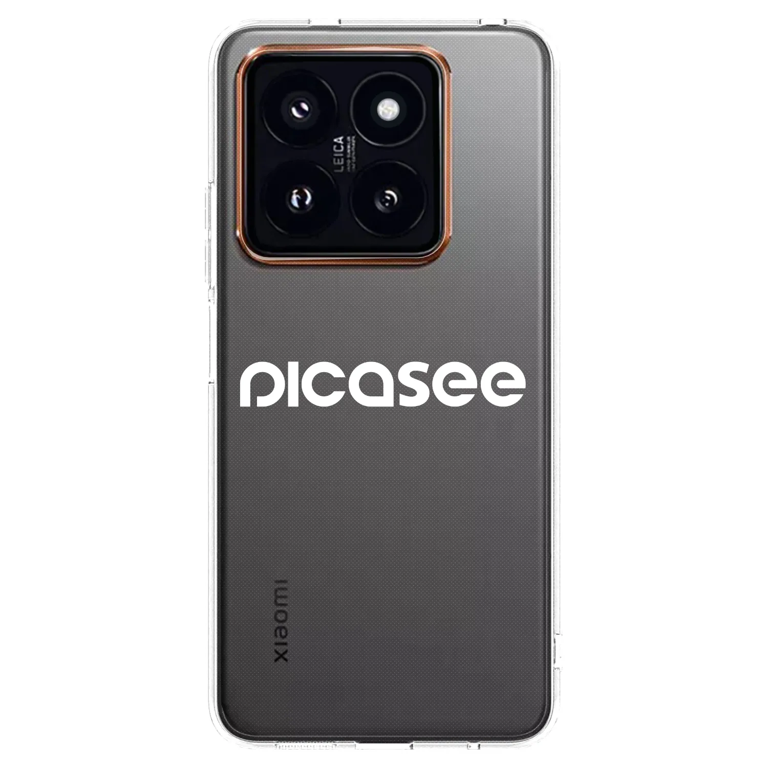 Picasee silikonový průhledný obal pro Xiaomi 14 Pro - Picasee - new logo - white