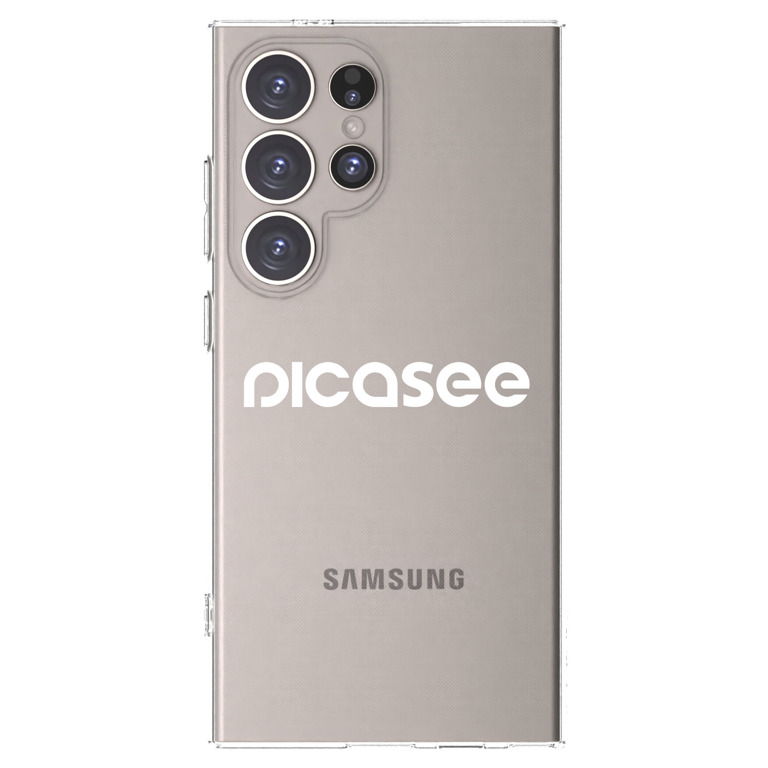 Picasee silikonový průhledný obal pro Samsung Galaxy S24 Ultra S928B 5G - Picasee - new logo - white